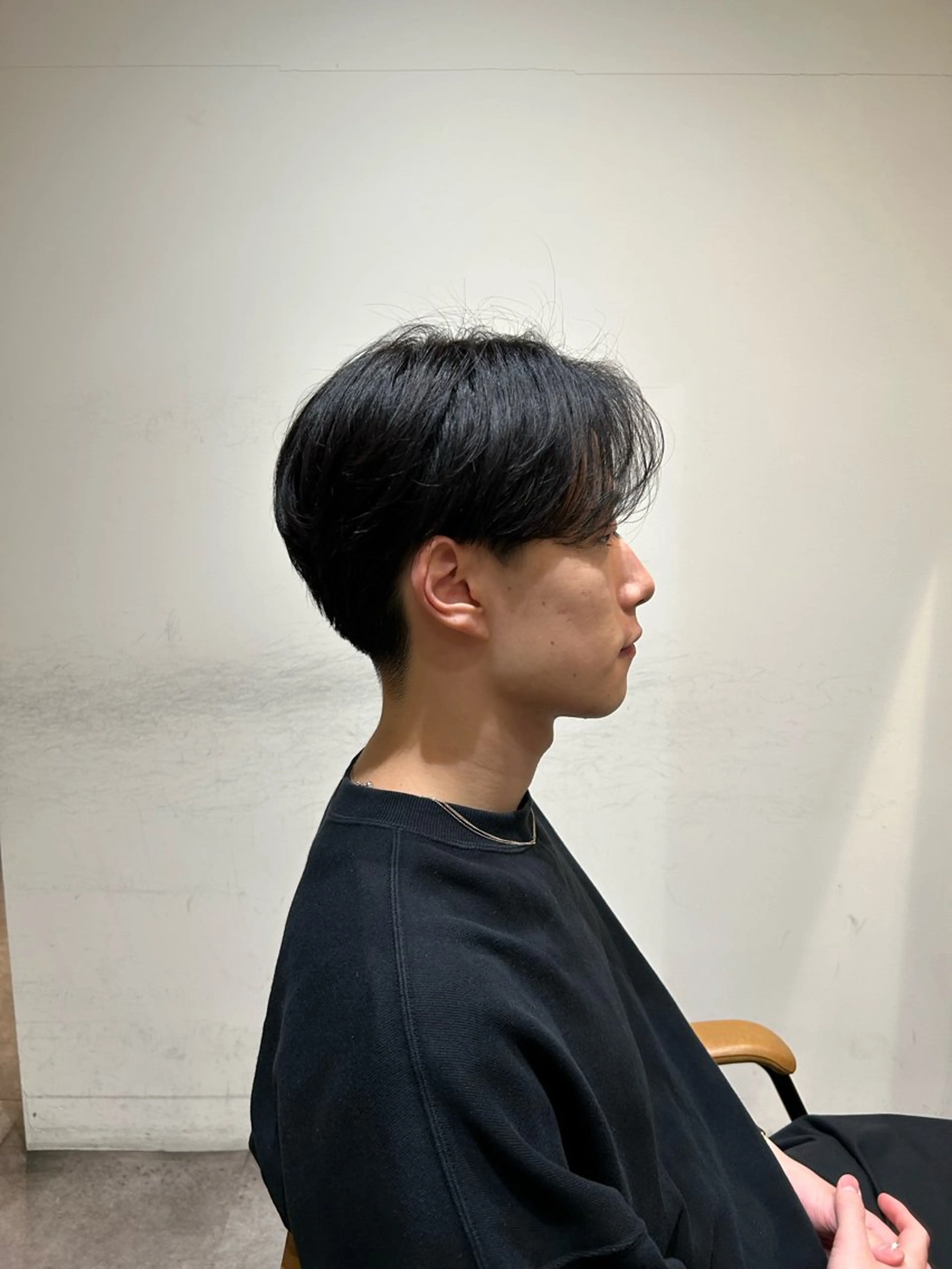 ショート メンズ 刈り上げ カット 葉月/ボブ/ 透明感カラー／中目黒のヘアスタイル