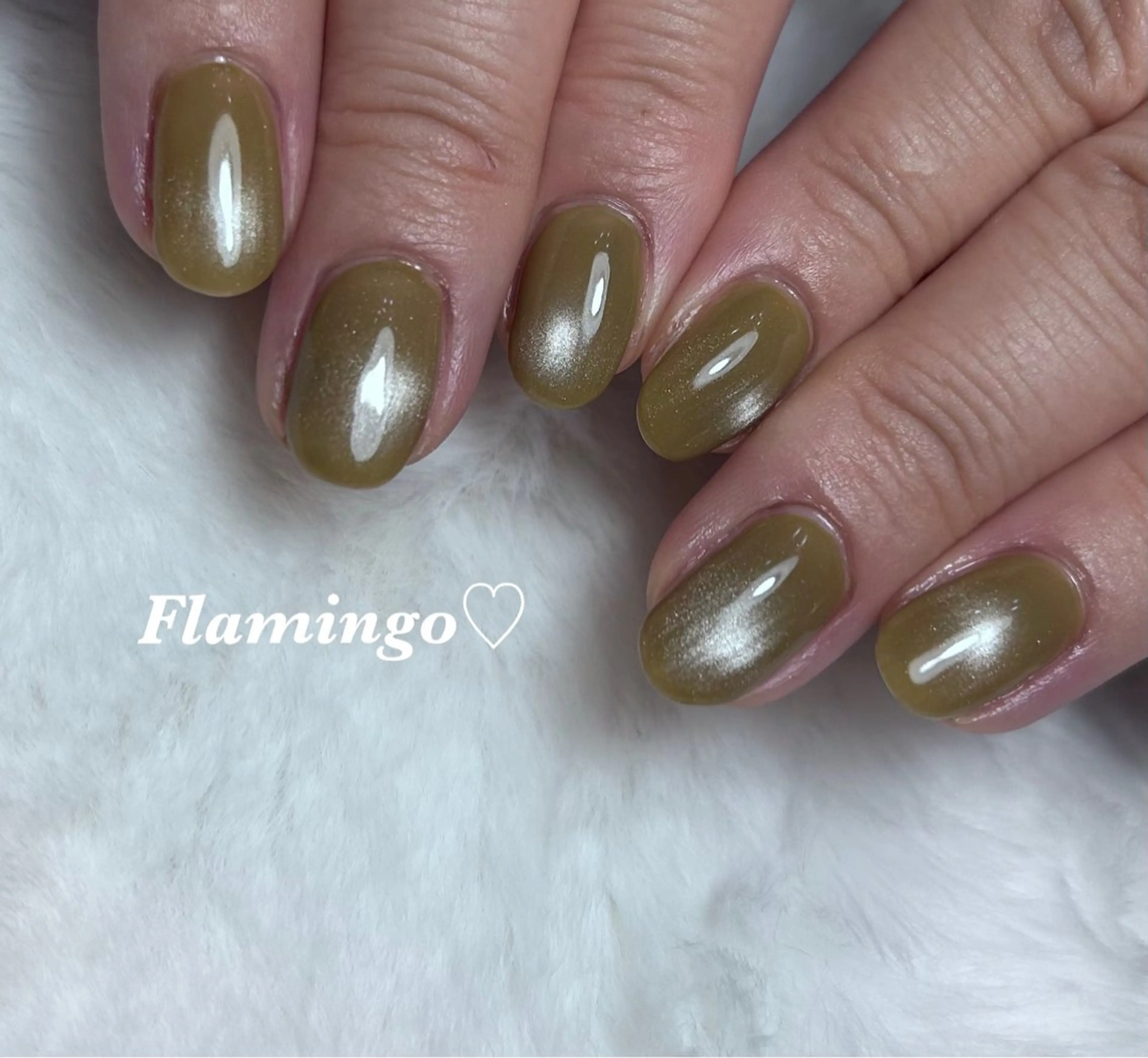 ネイル マグネットネイル ワンカラーネイル シンプルネイル ハンドネイル フィルイン／自爪育成 ／爪に優しい施術のネイルデザイン