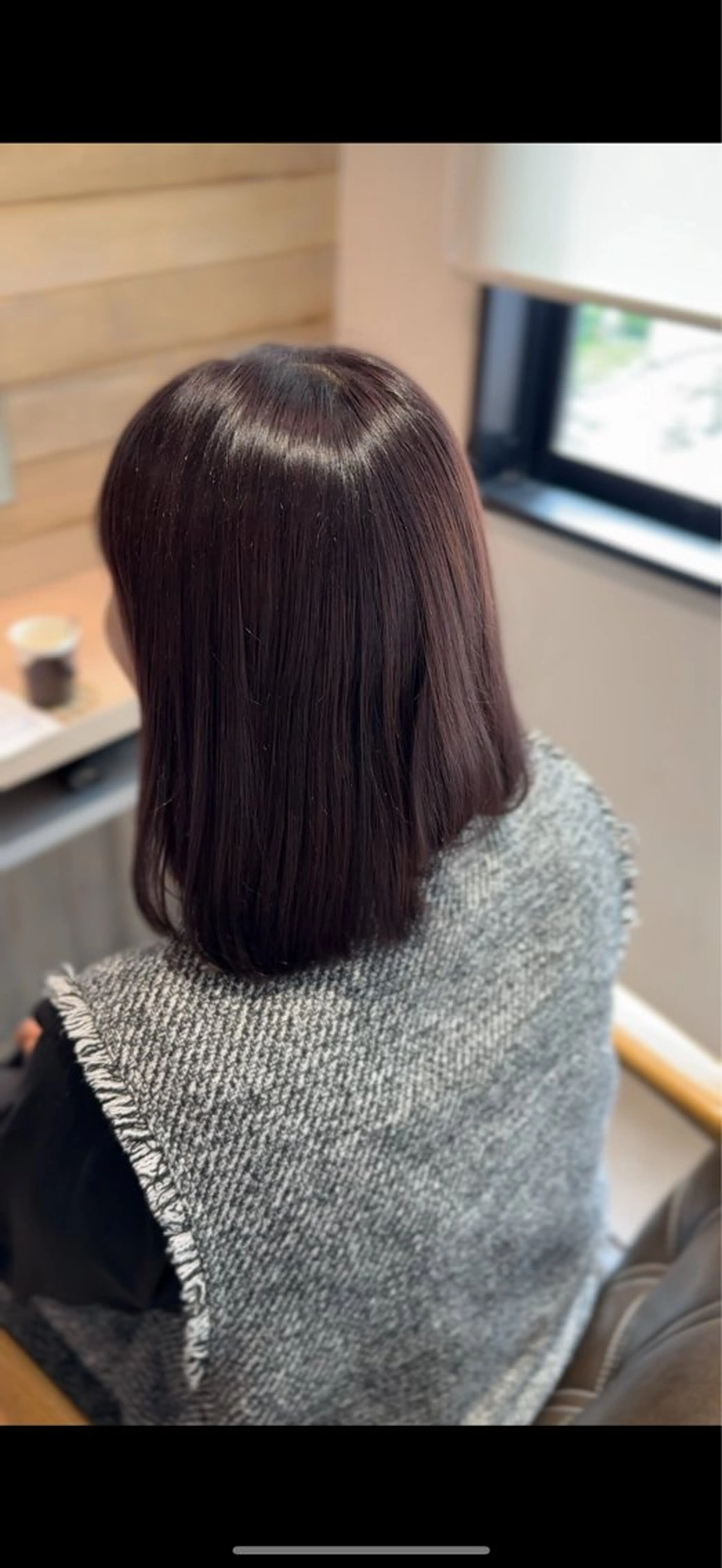 🫐平日限定🫐オーガニックカラー➕トリートメント（ブリーチなし）の写真