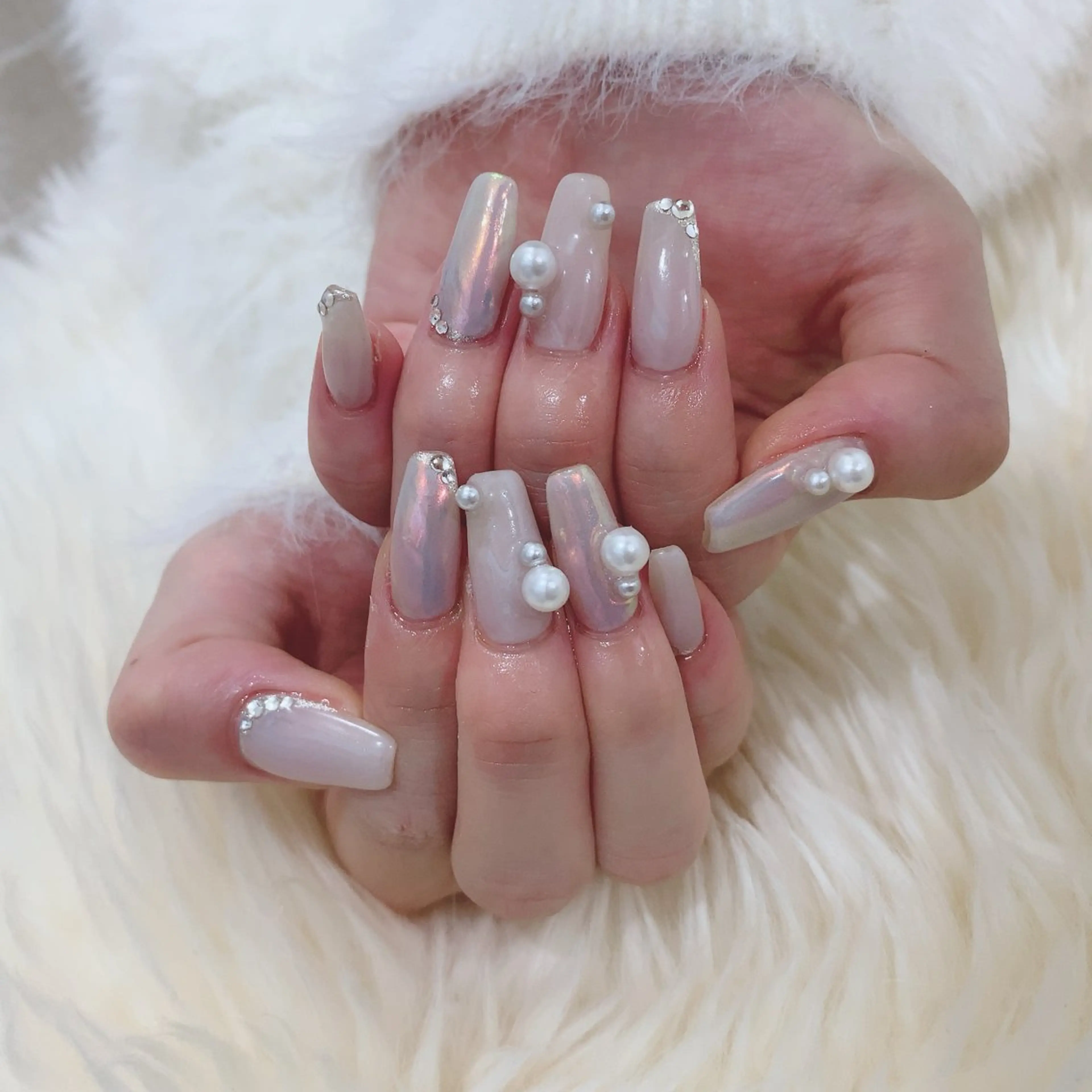 ネイル ミラーネイル ハンドネイル SOL NAILのネイルデザイン