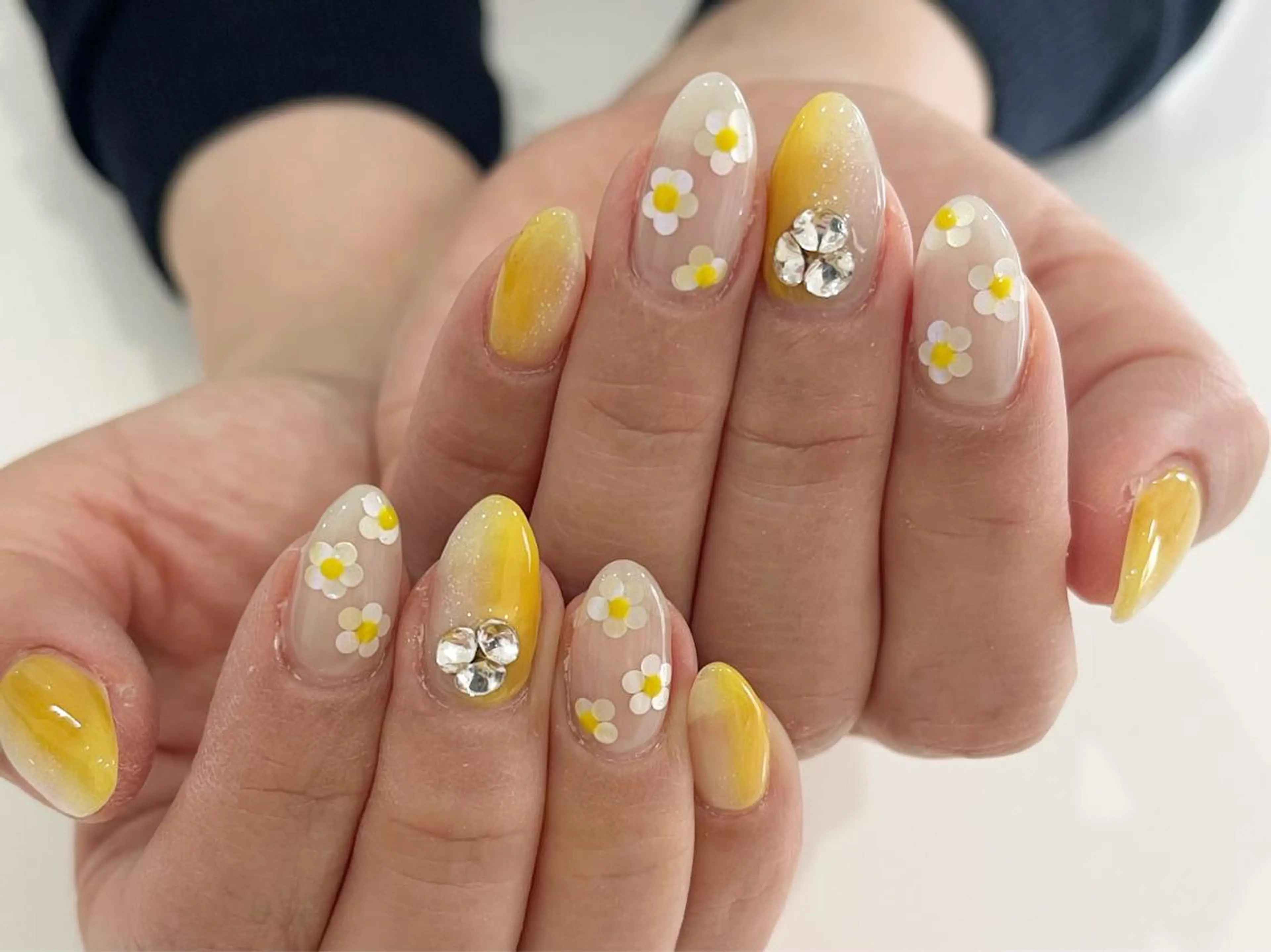 ネイル フラワーネイル フットネイル ニュアンスネイル シンプルネイル 春ネイル ネイル フフラ所属・nail fufla ♡yamane♡のネイルデザイン
