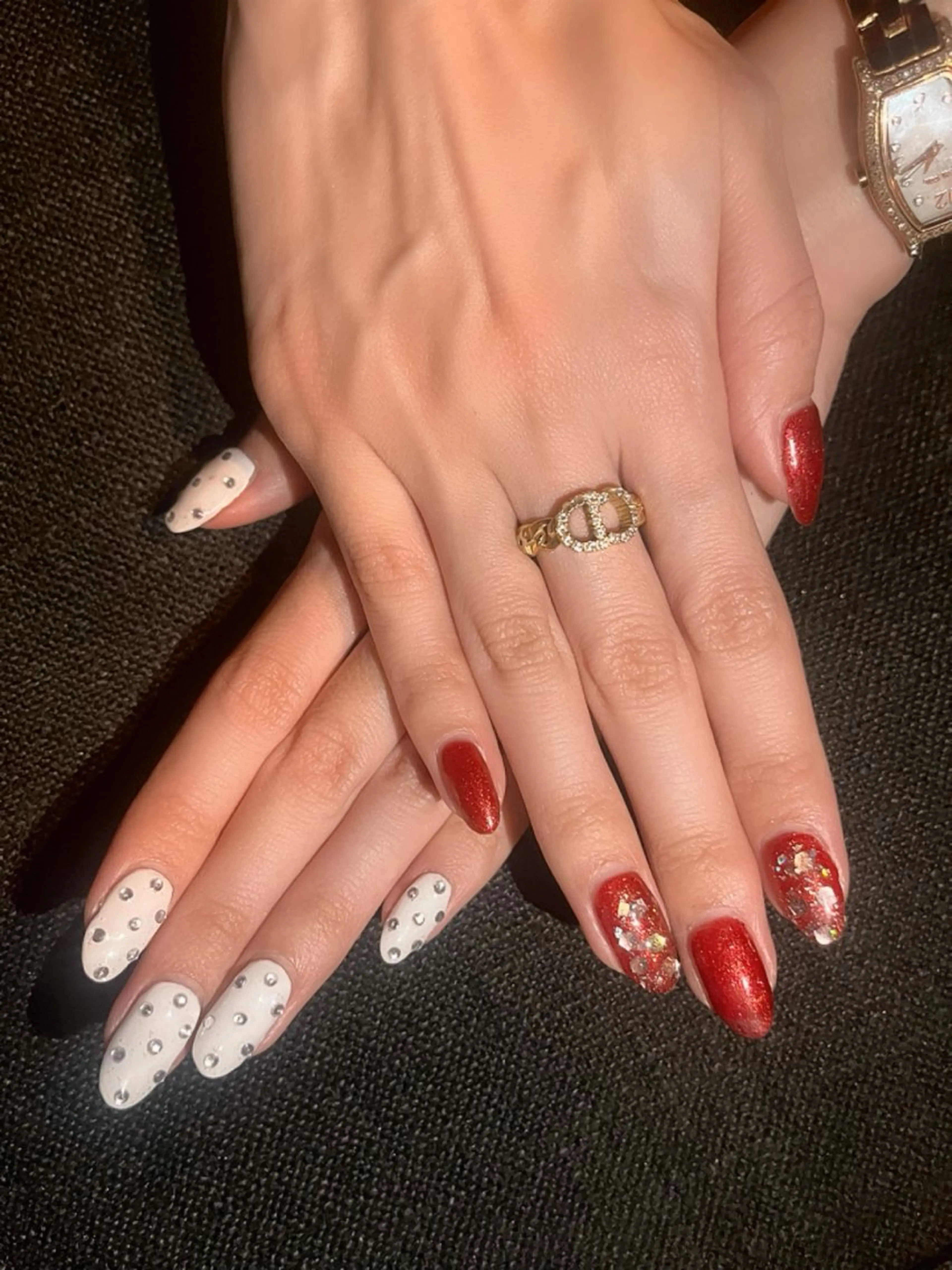 ネイル ストーンネイル nailsalon STYLE.所属・🍯 RIOのネイルデザイン