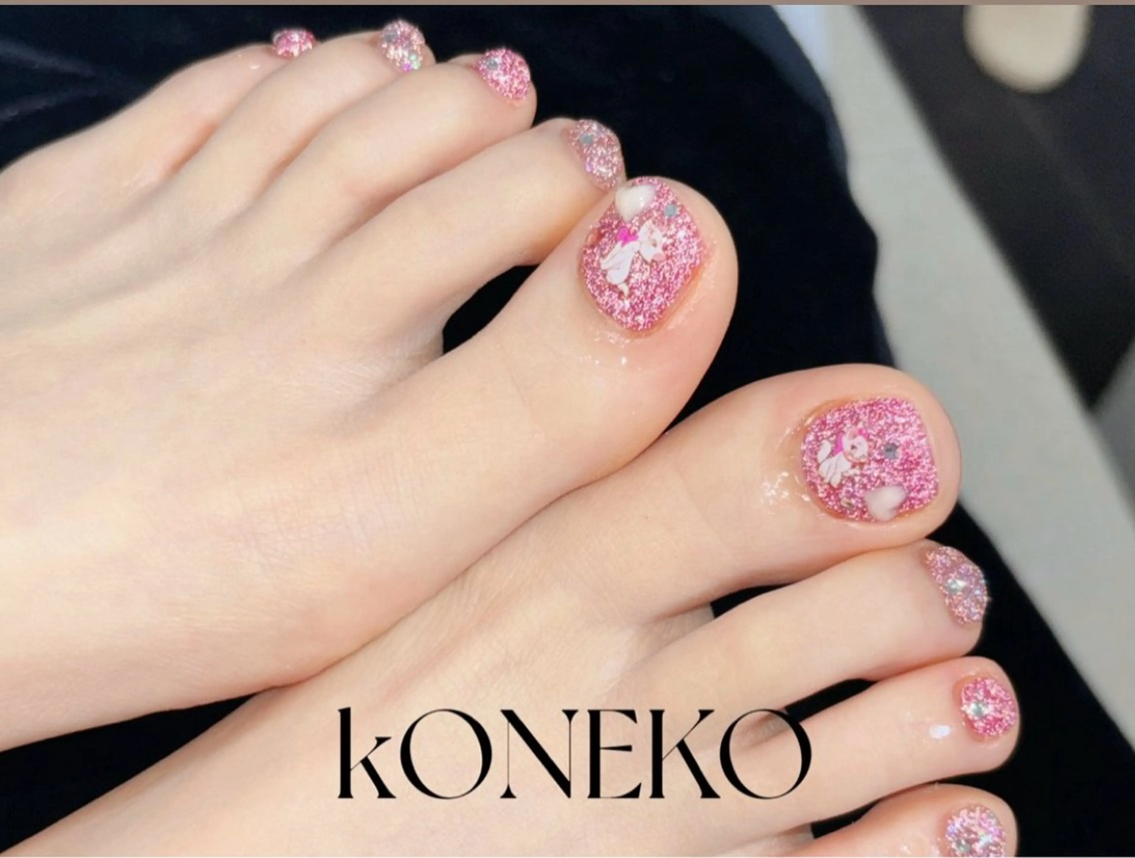 ネイル コネコネイルサロン モデル用のネイルデザイン