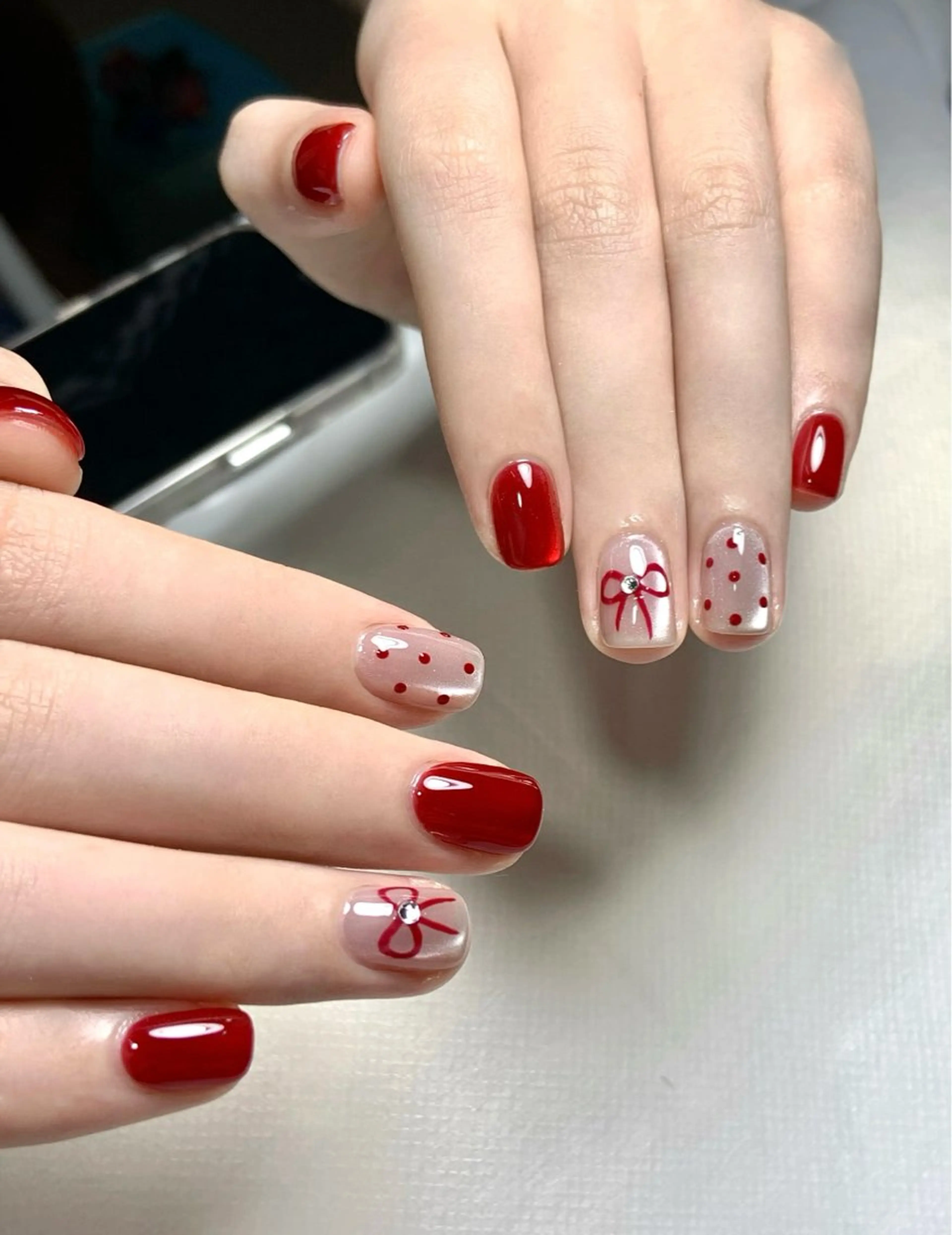 ネイル ハンドネイル 🎀 NaNa_nailのネイルデザイン