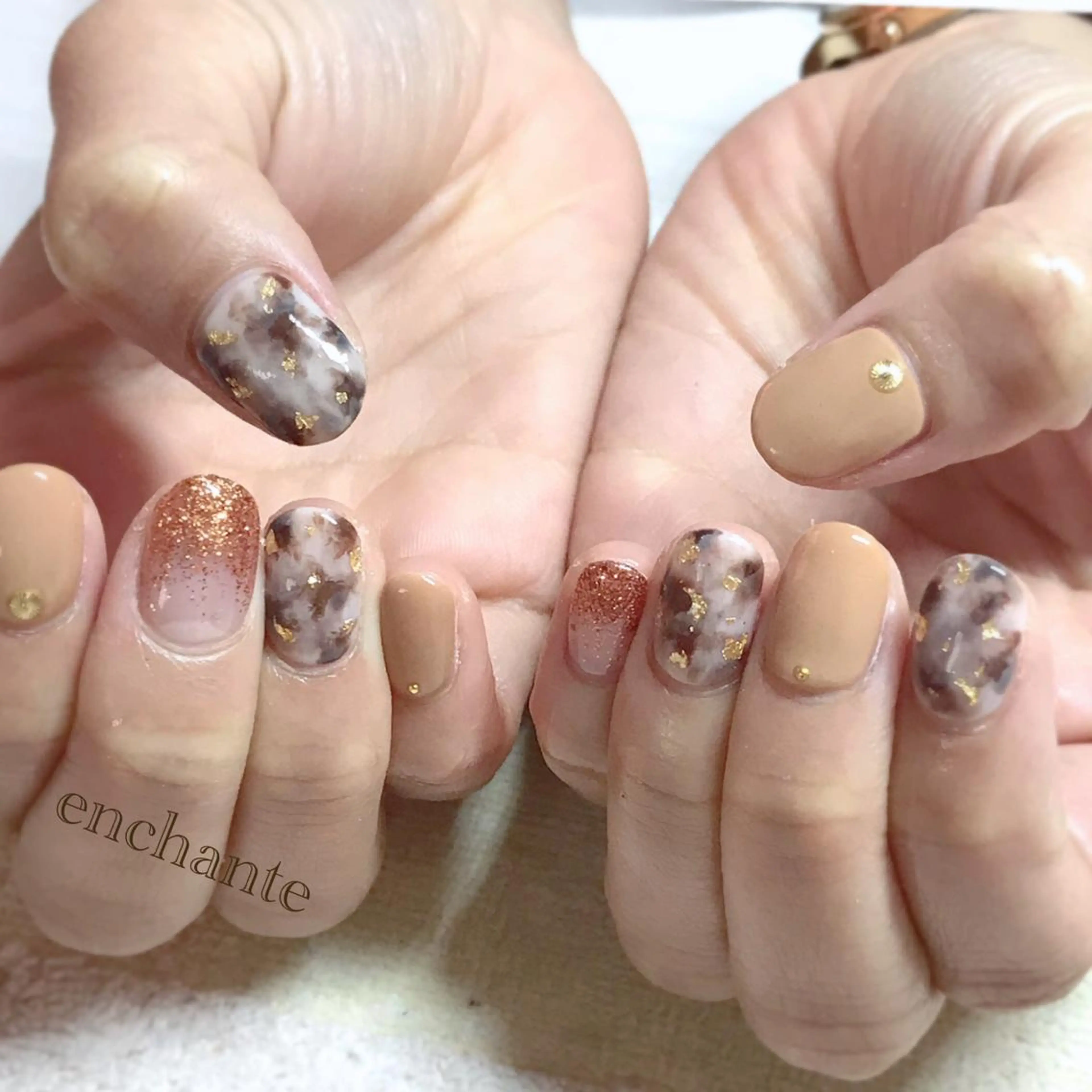 ネイル アンシャンテ所属・enchante 自由が丘のネイルデザイン