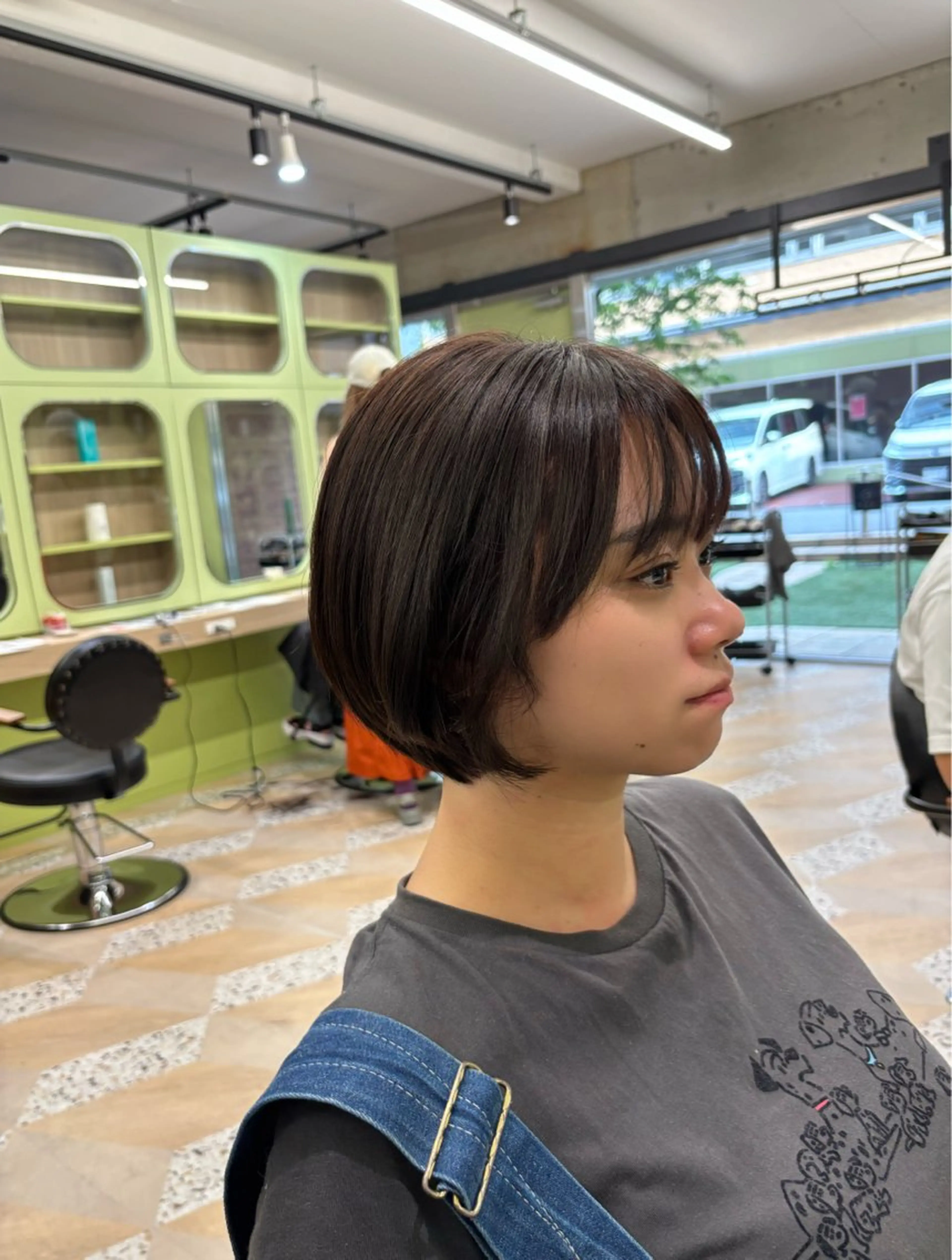 ショート カラー ショートボブ ベージュカラー ブリーチ ブラウンカラー ショコラベージュ カット ヘアカラー トリートメント 朝が楽になる髪質改善 /美髪矯正/KOHのヘアスタイル