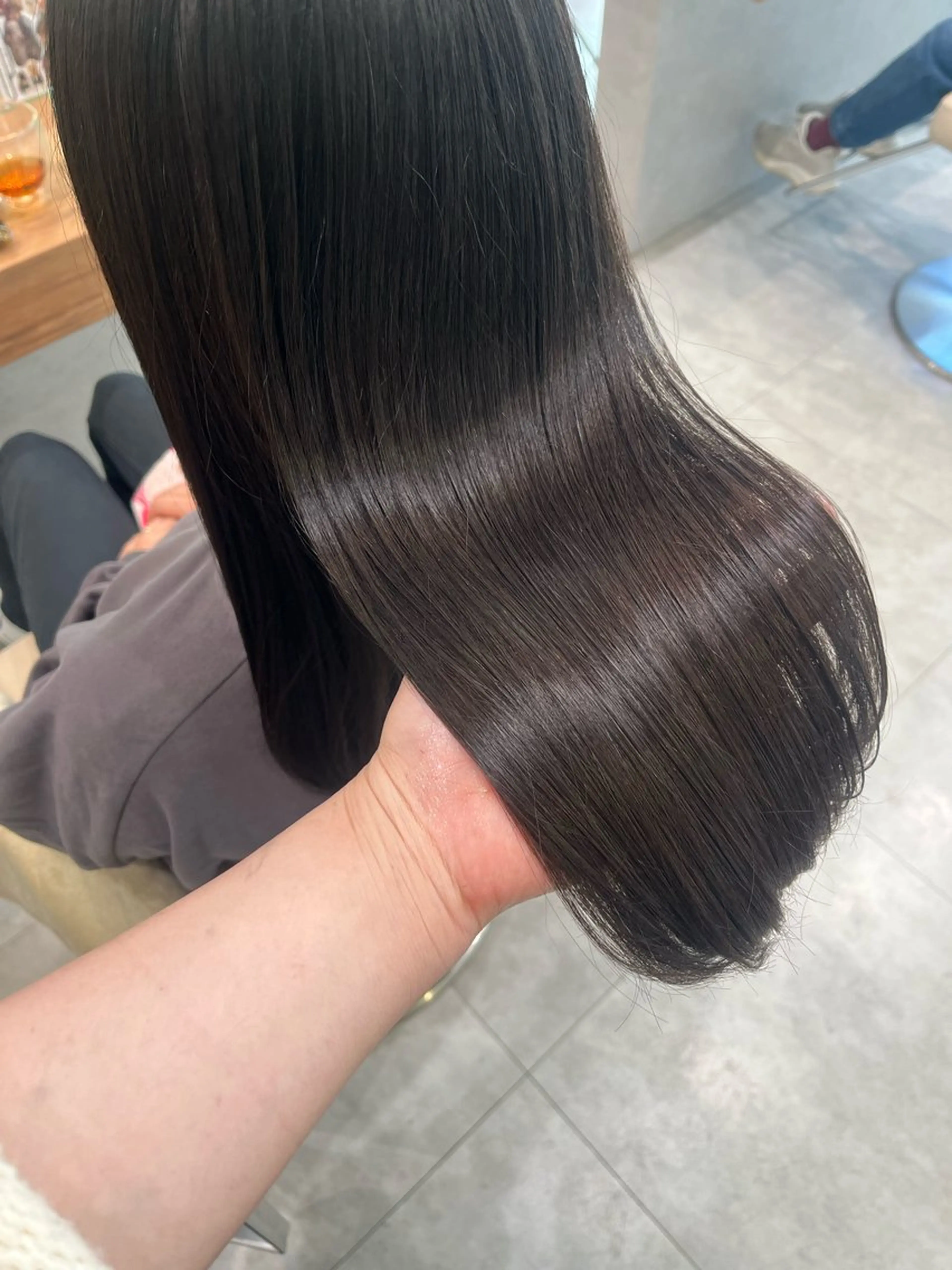 ロング トリートメント トリートメント ヘッドスパ 近 紗理奈のヘアスタイル
