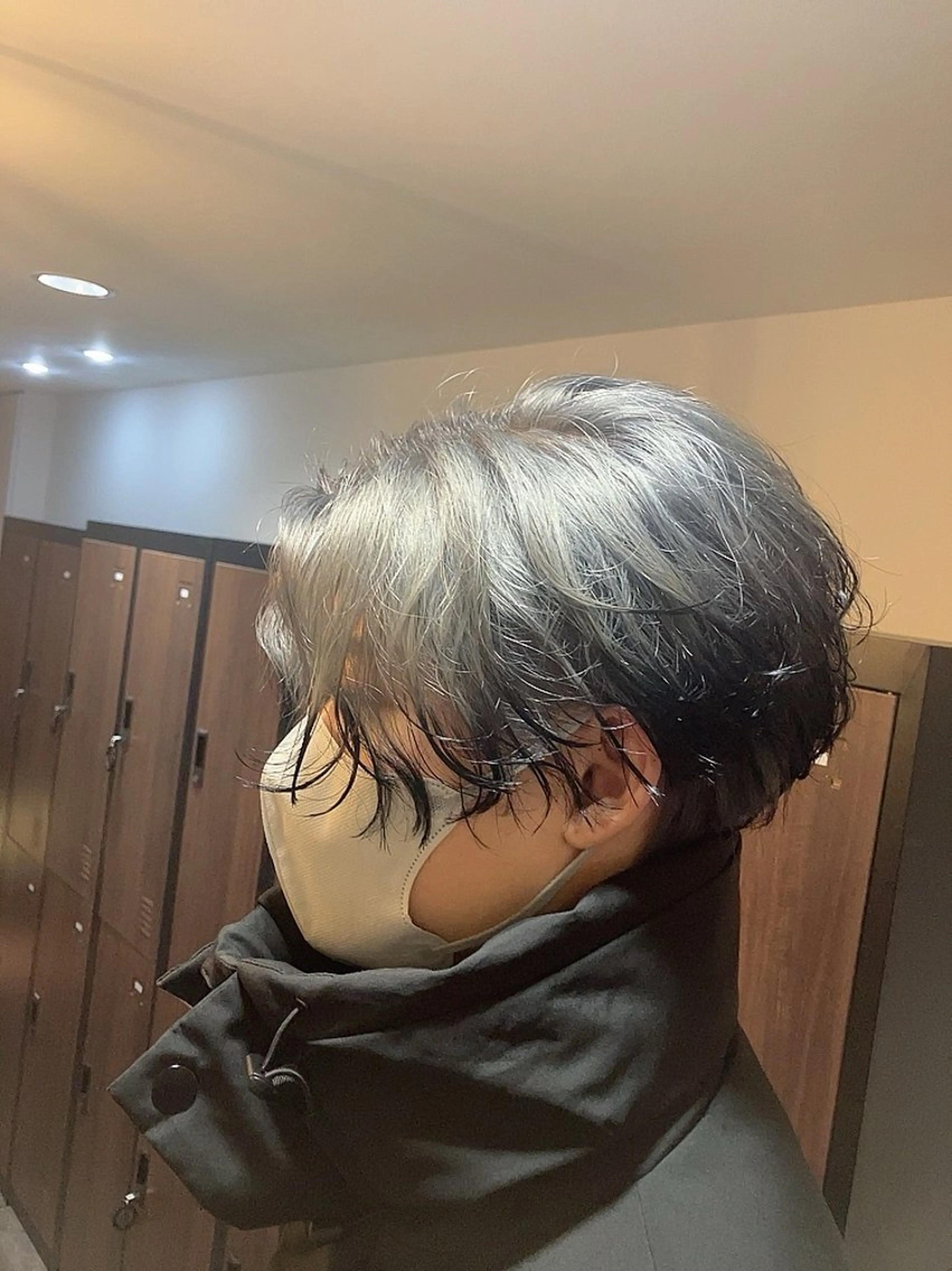 ショート カラー メンズ メンズパーマ/心斎橋 /四ツ橋駅/しょうまのヘアスタイル