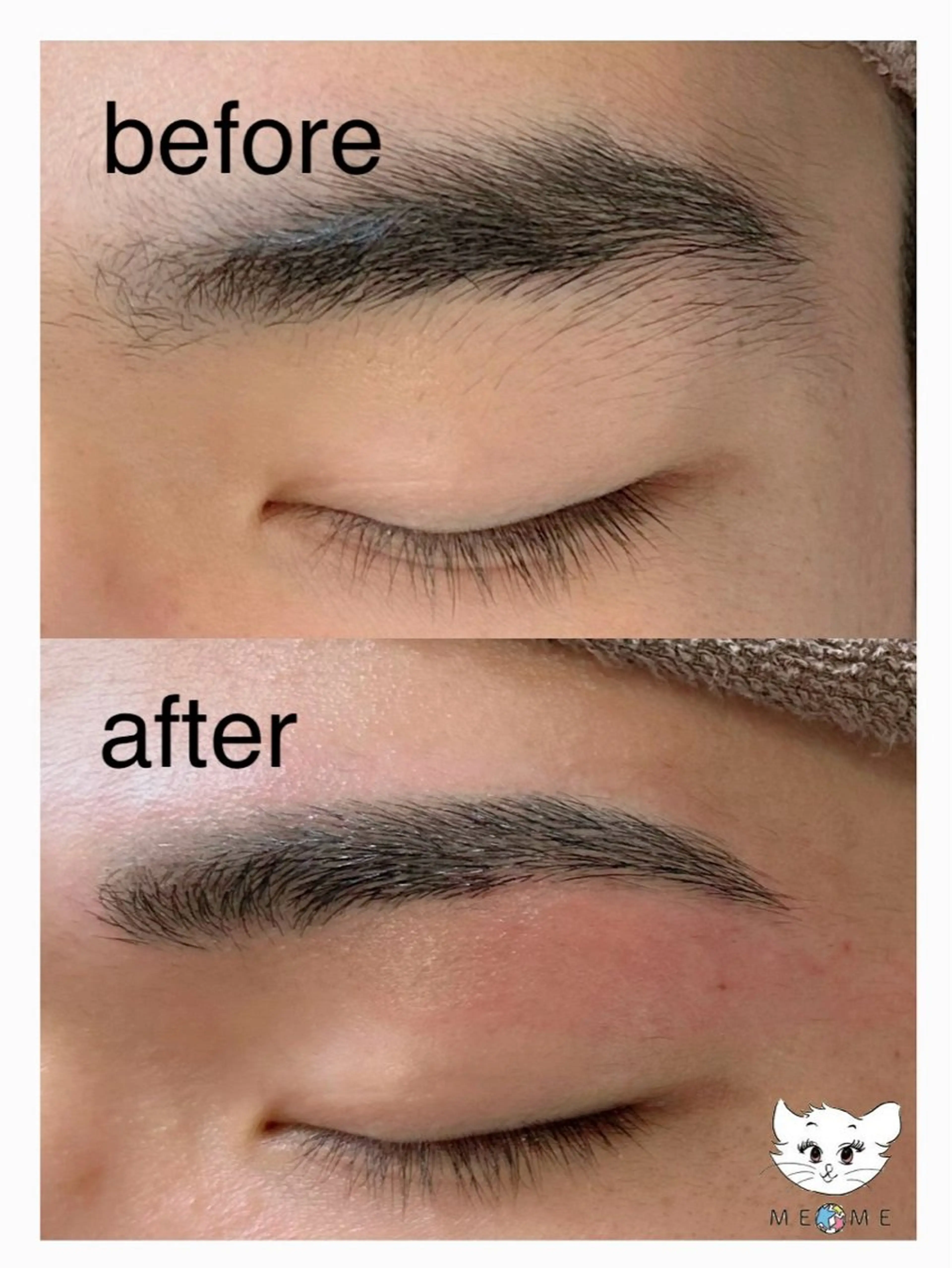 🖤メンズ眉パーマ+眉周りwax🖤の写真