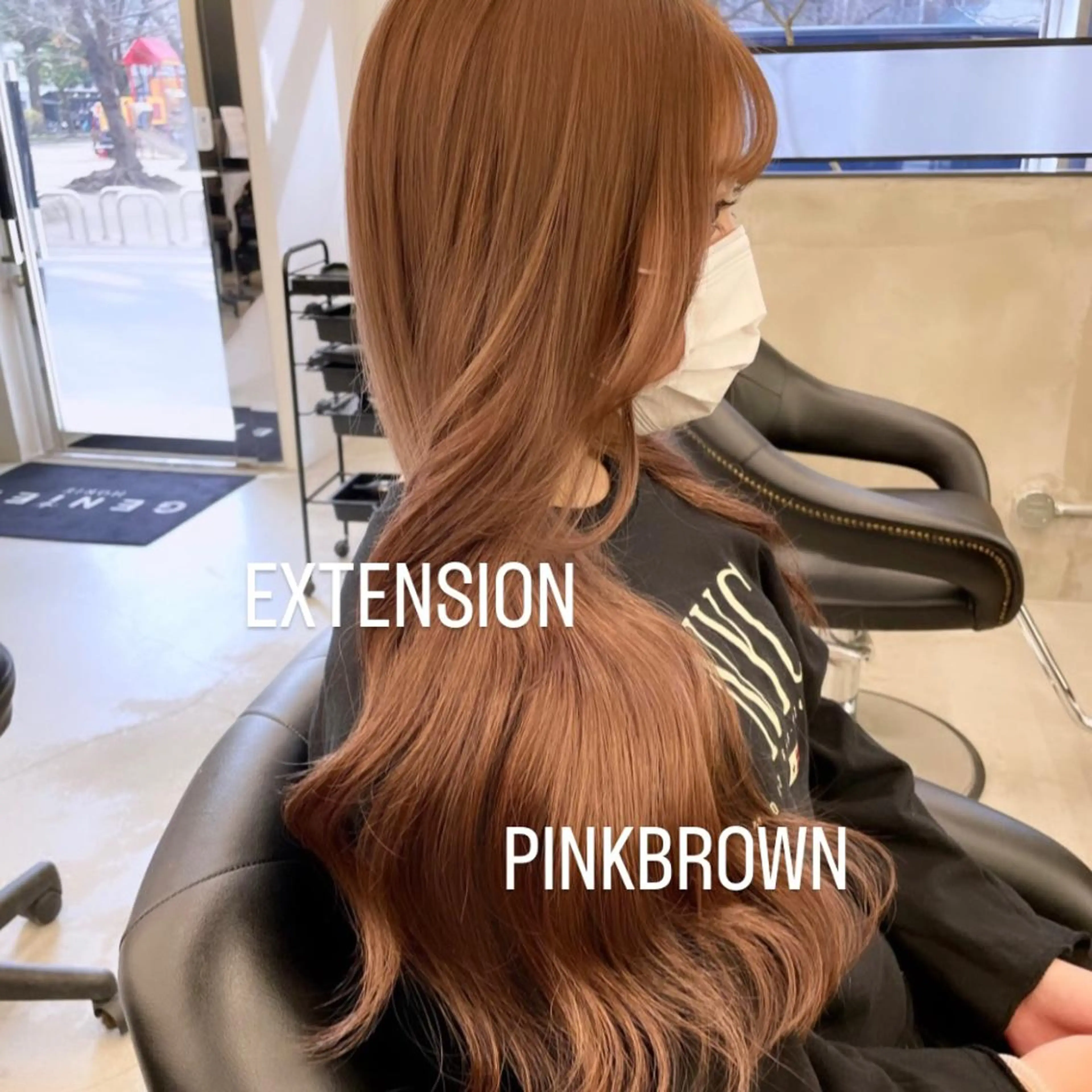 ロング カラー ヘアカラー エクステ エクステ🩵ブリーチ 韓国ヘア🩵KAEのヘアスタイル