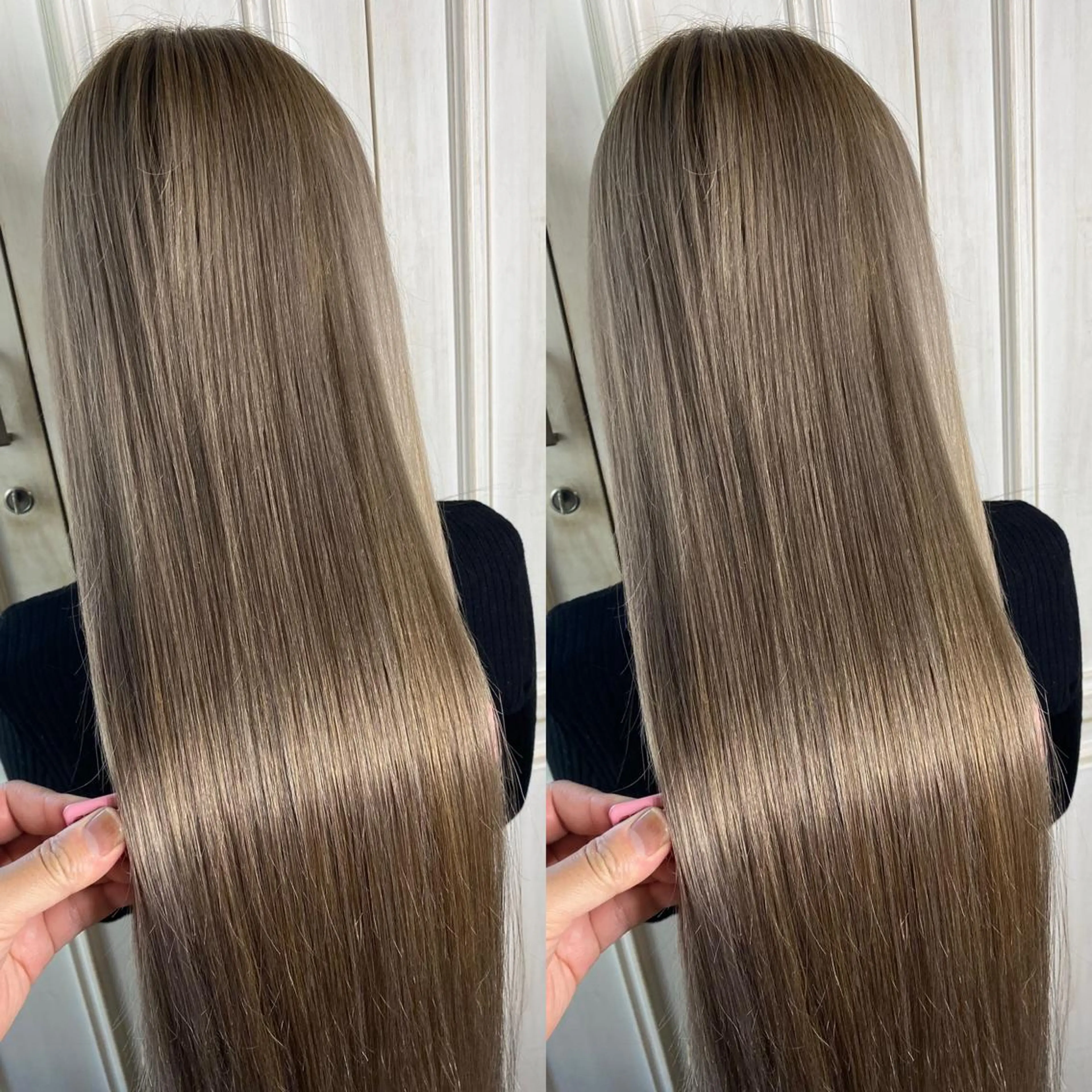 ロング カラー ハイトーンカラー トリートメント 酸熱トリートメント ヘアカラー トリートメント 似合わせ/ブリーチ カラー.岡田友仁のヘアスタイル