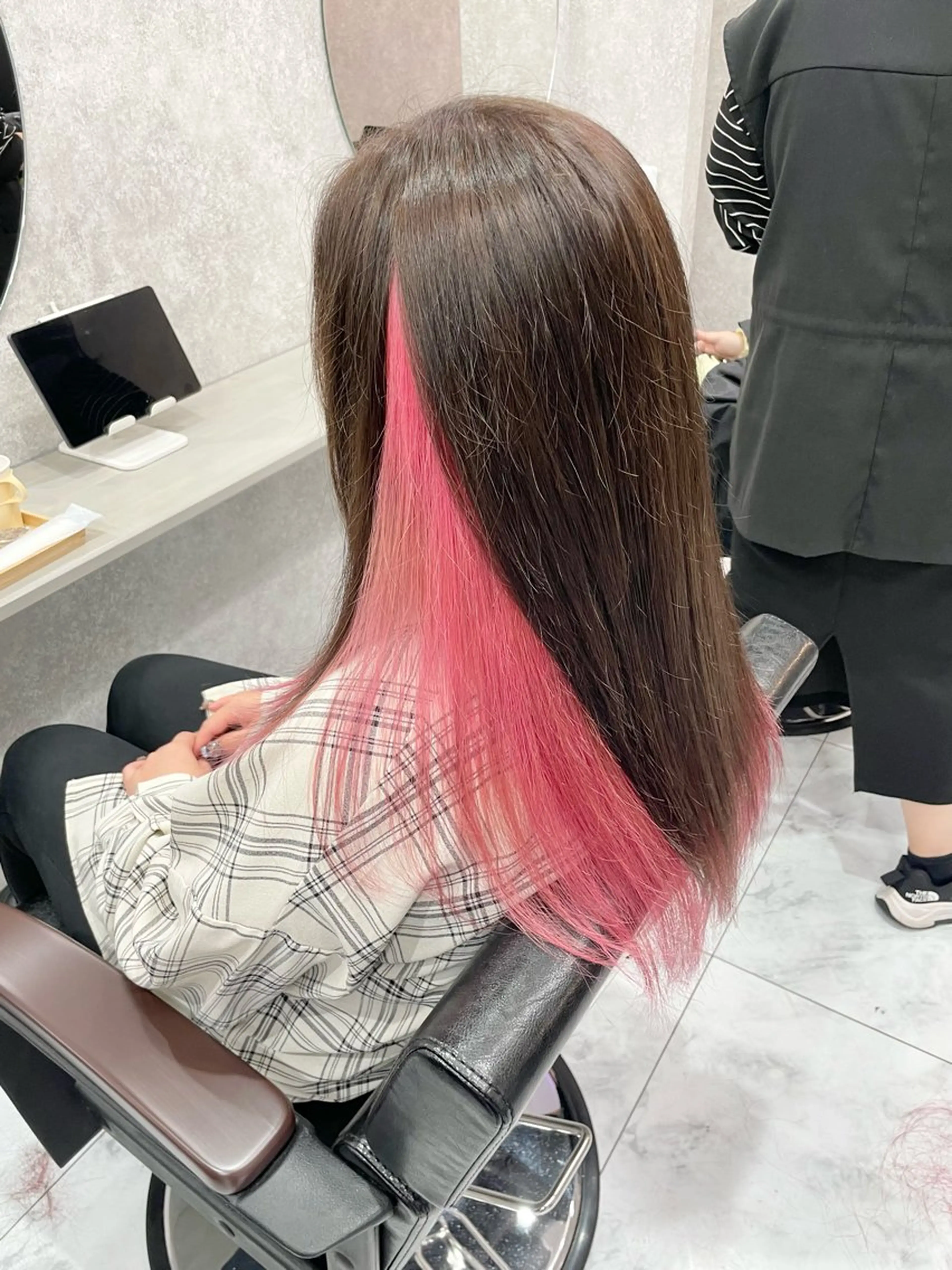 セミロング 🦋ハイトーン🦋 石山 希理🦋のヘアスタイル