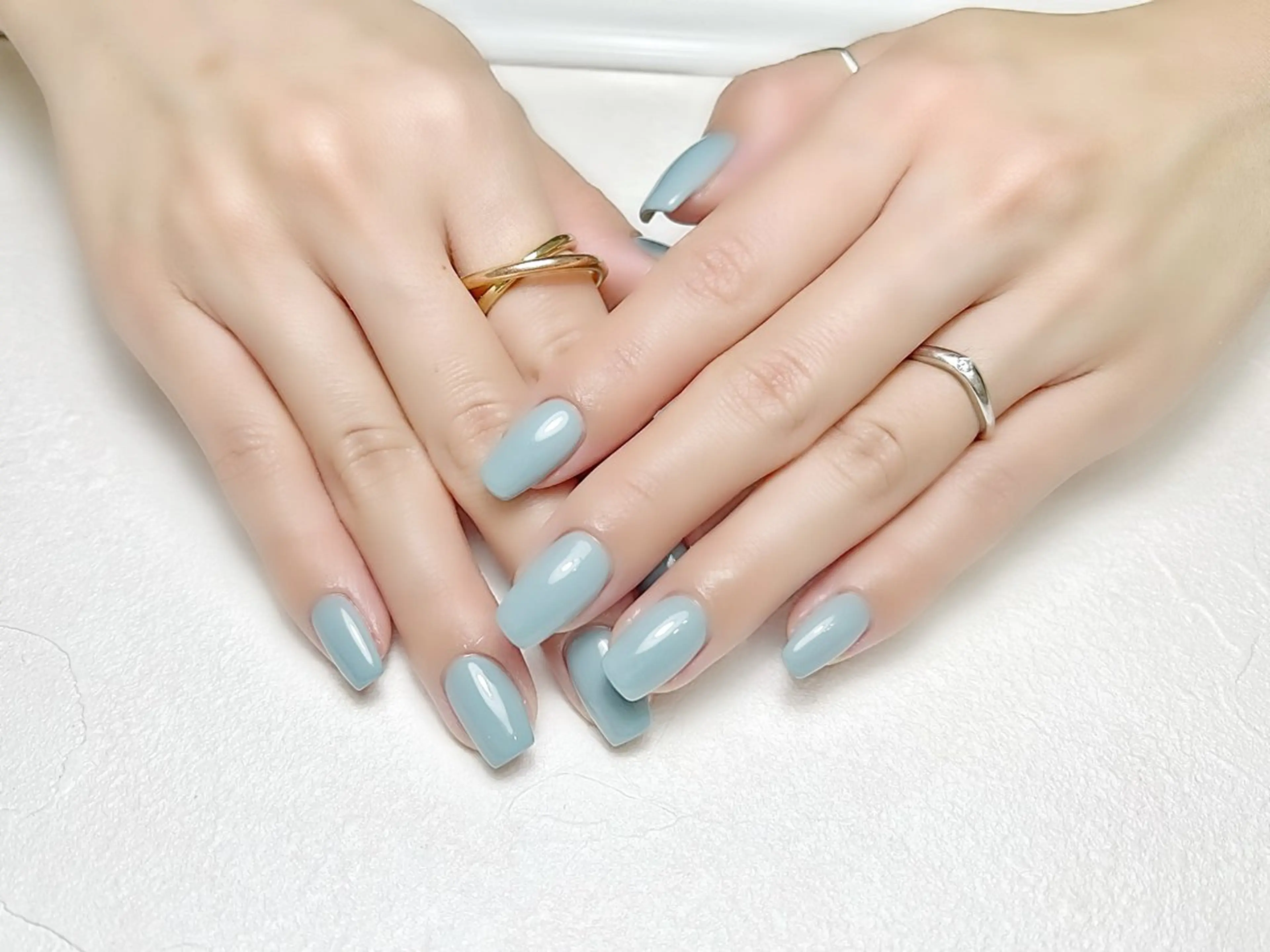 ネイル オフィスネイル ワンカラーネイル 夏ネイル rouse nail RISATOのネイルデザイン