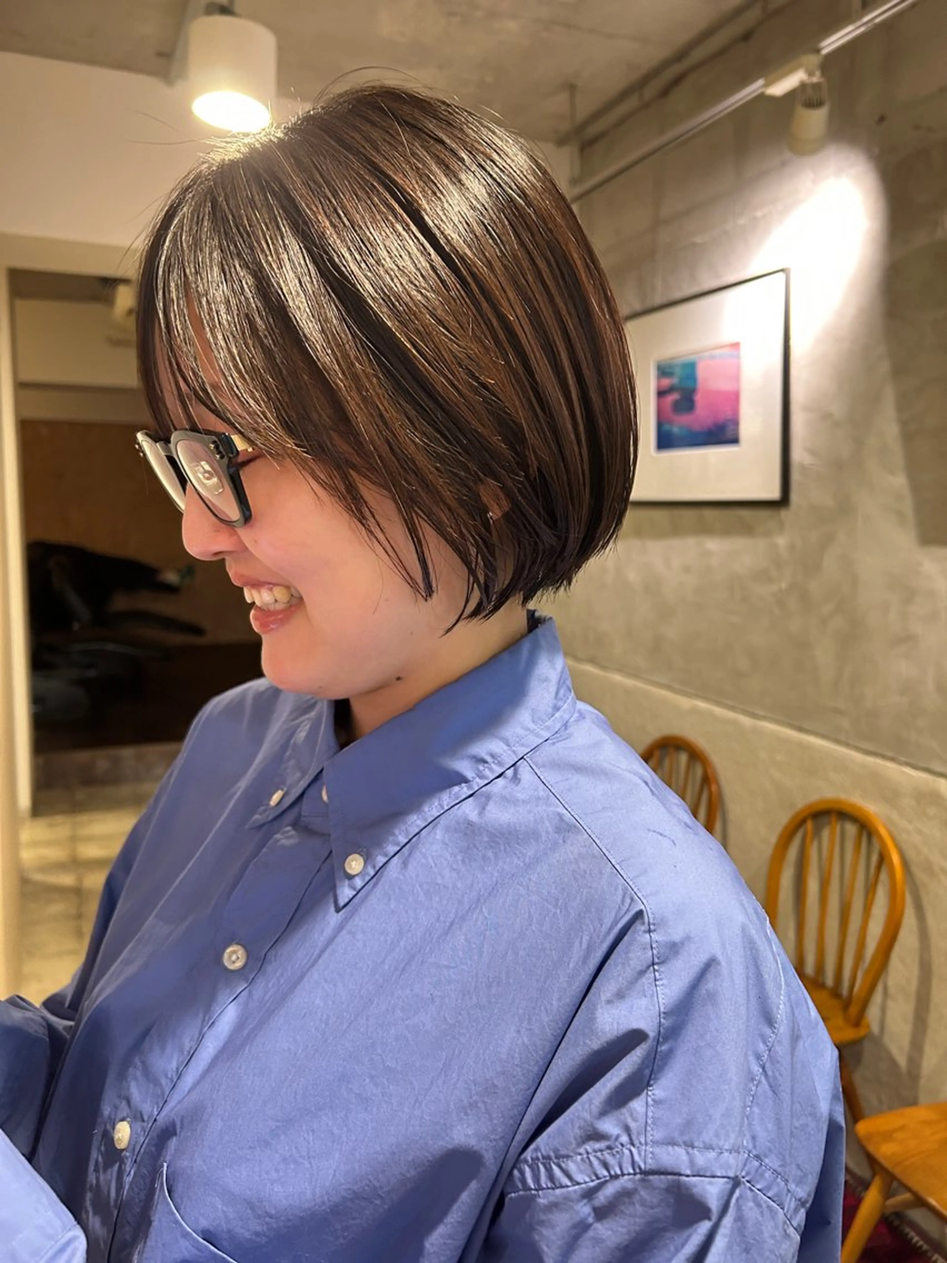 ショート ショートヘア カット トリートメント さの あやねのヘアスタイル