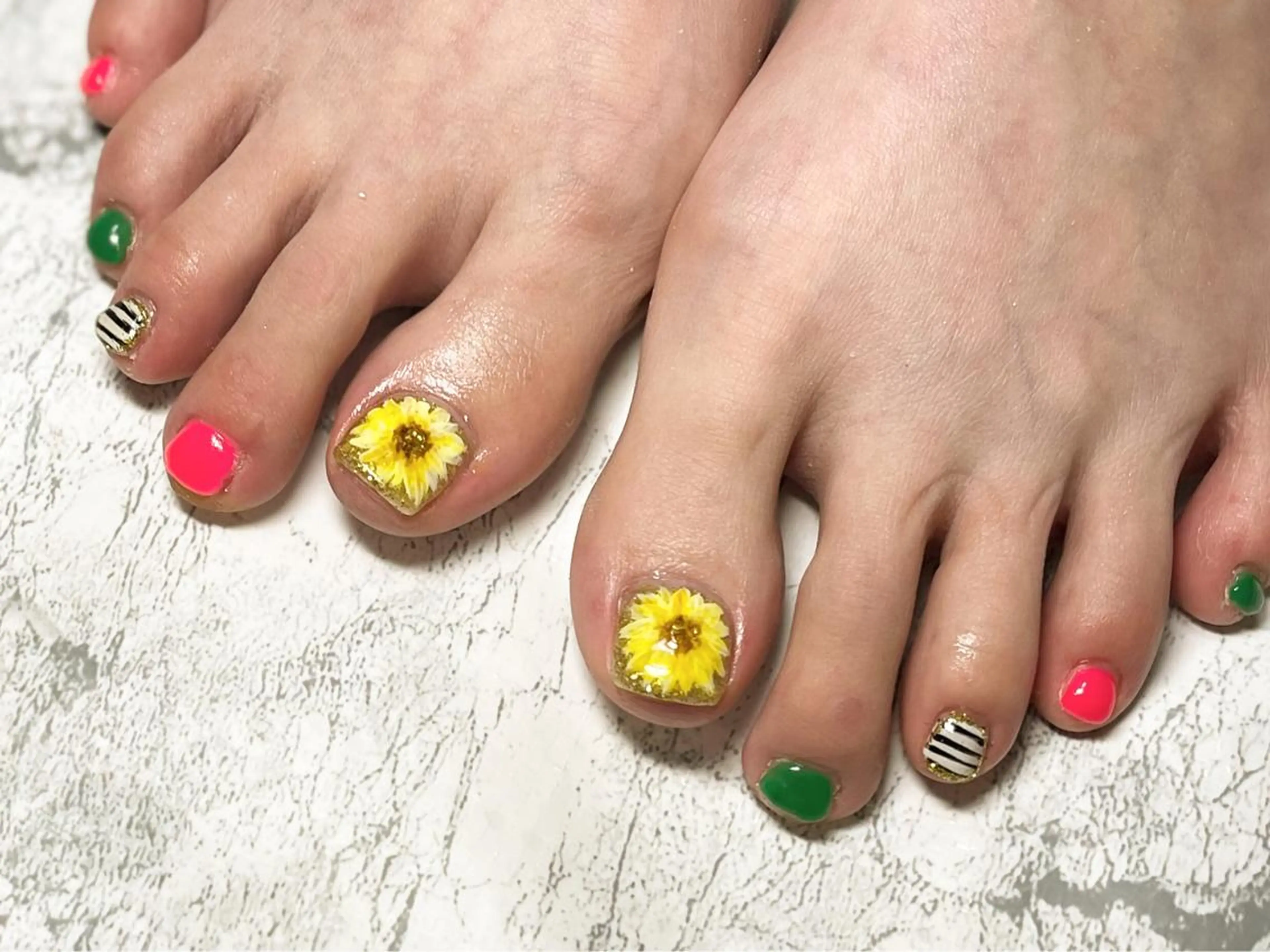 ネイル フットネイル ニュアンスネイル シンプルネイル 春ネイル 夏ネイル フットネイル ネイル フフラ所属・nail fufla ♡yamane♡のネイルデザイン