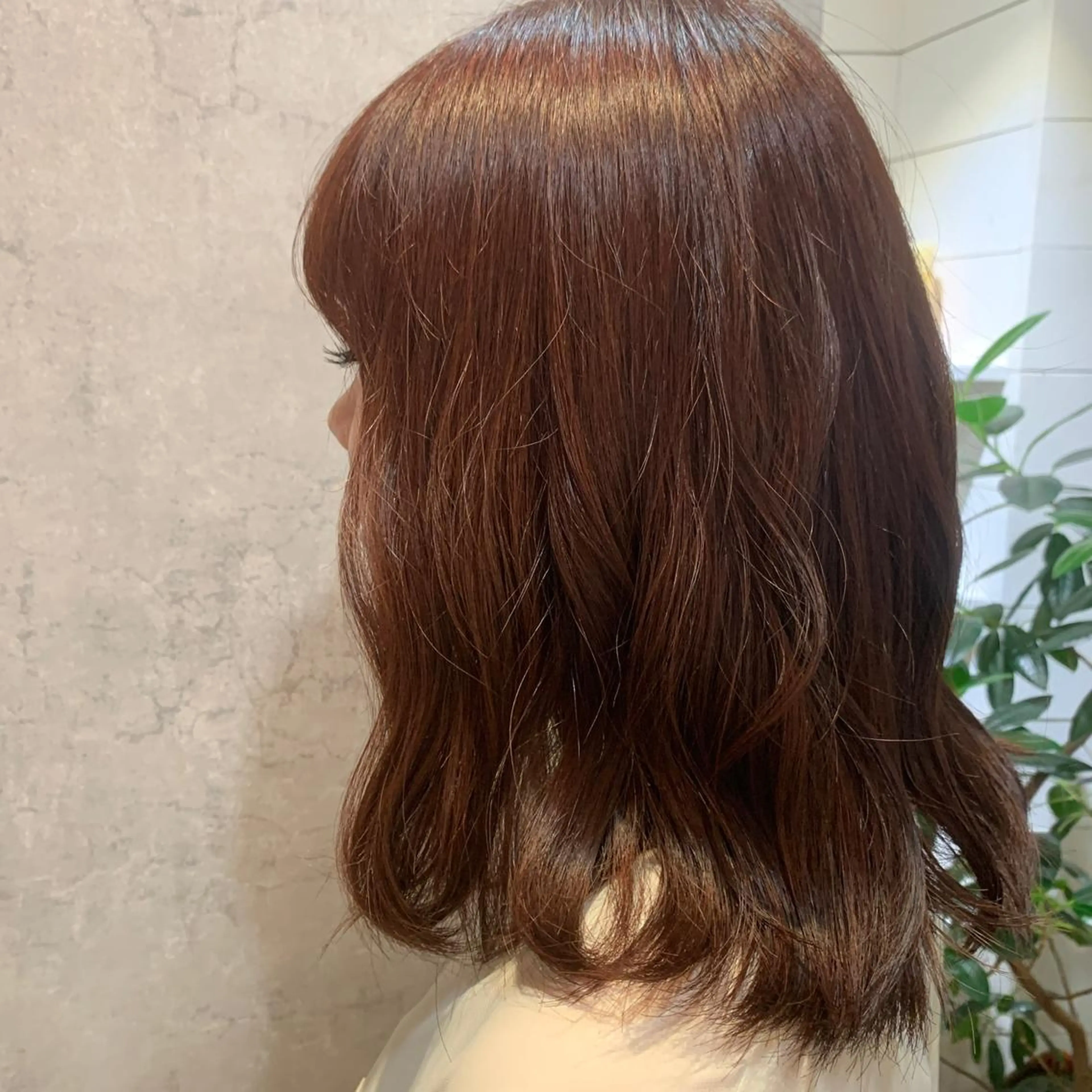 ミディアム カラー ヘアカラー いいの ひかりのヘアスタイル