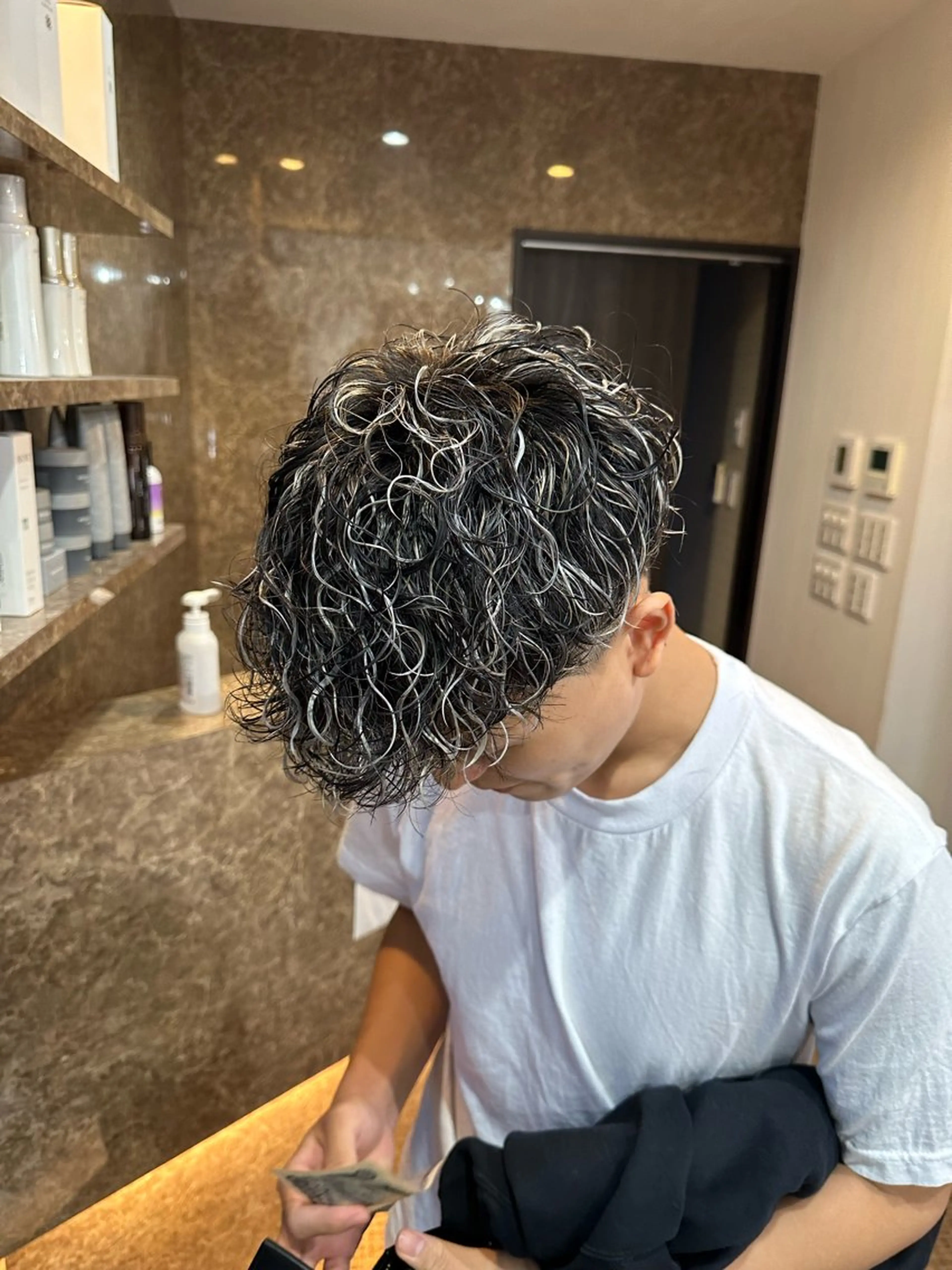 カラー パーマ メンズ 和歌山ランキング1位 井開のヘアスタイル