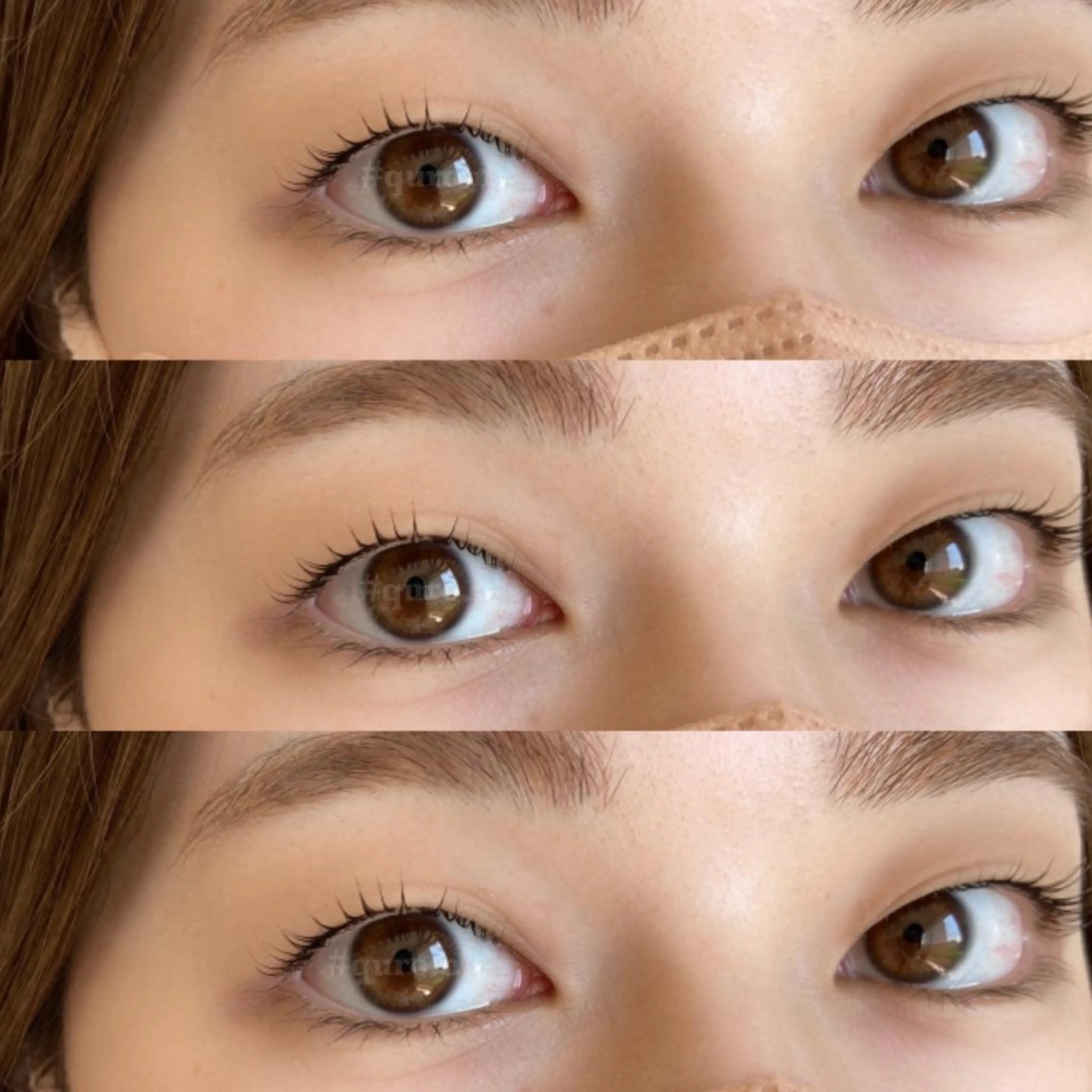 ミディアム ヘアアレンジ キッズ ネイル マツエク・マツパ アイブロウ ロングネイル 𓊆ᶠᵉᵉʸ𓊇 ᶜᴴᴵᴴᴬᴿᵁのマツエク・マツパデザイン