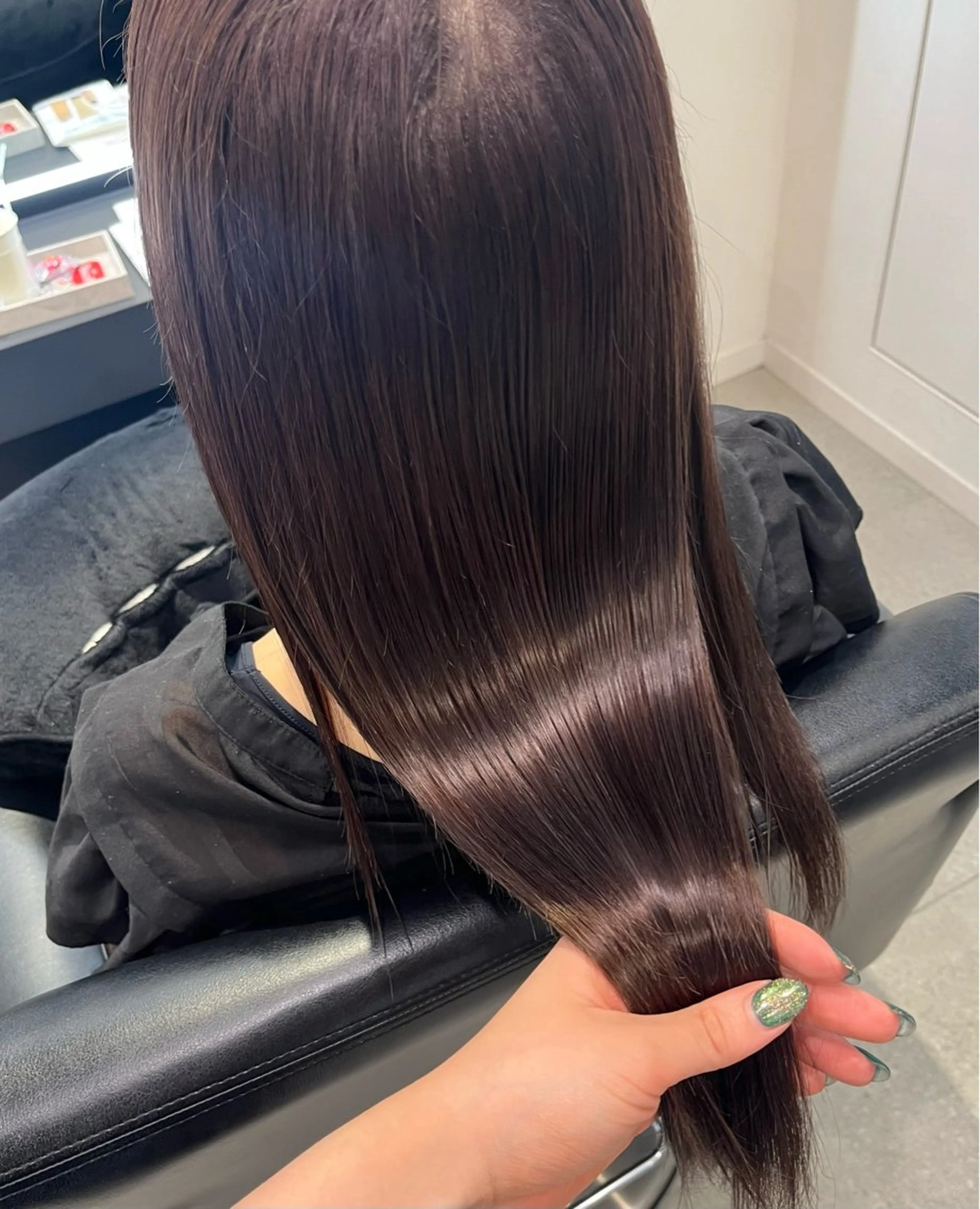 ミディアム 髪質改善・水素カラー ARIA（ému）のヘアスタイル