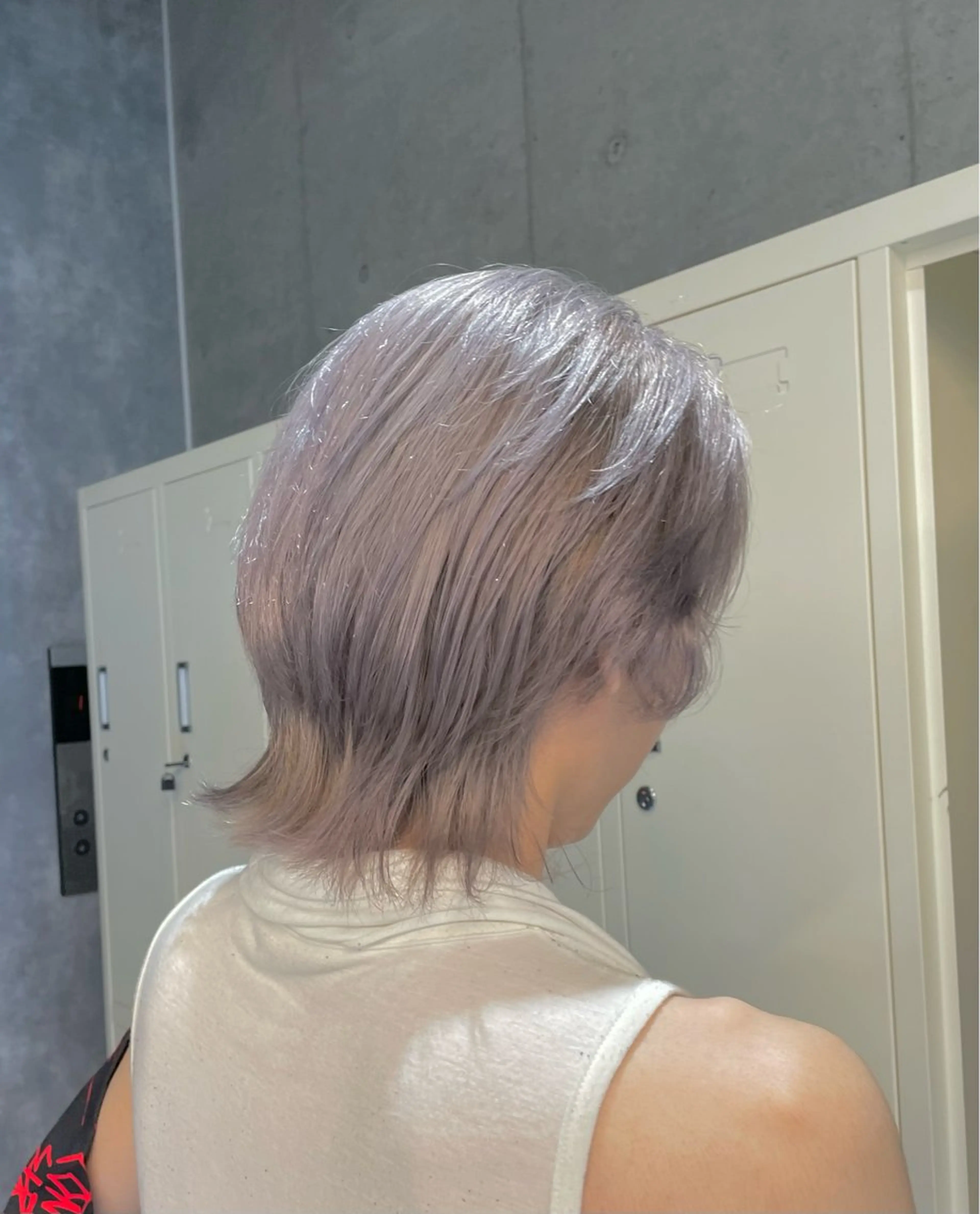 ミディアム カラー カット ヘアカラー トリートメント 立川ブリーチ/メンズ ウルフ♱ʜᴀʀᴜᴋᴀのヘアスタイル