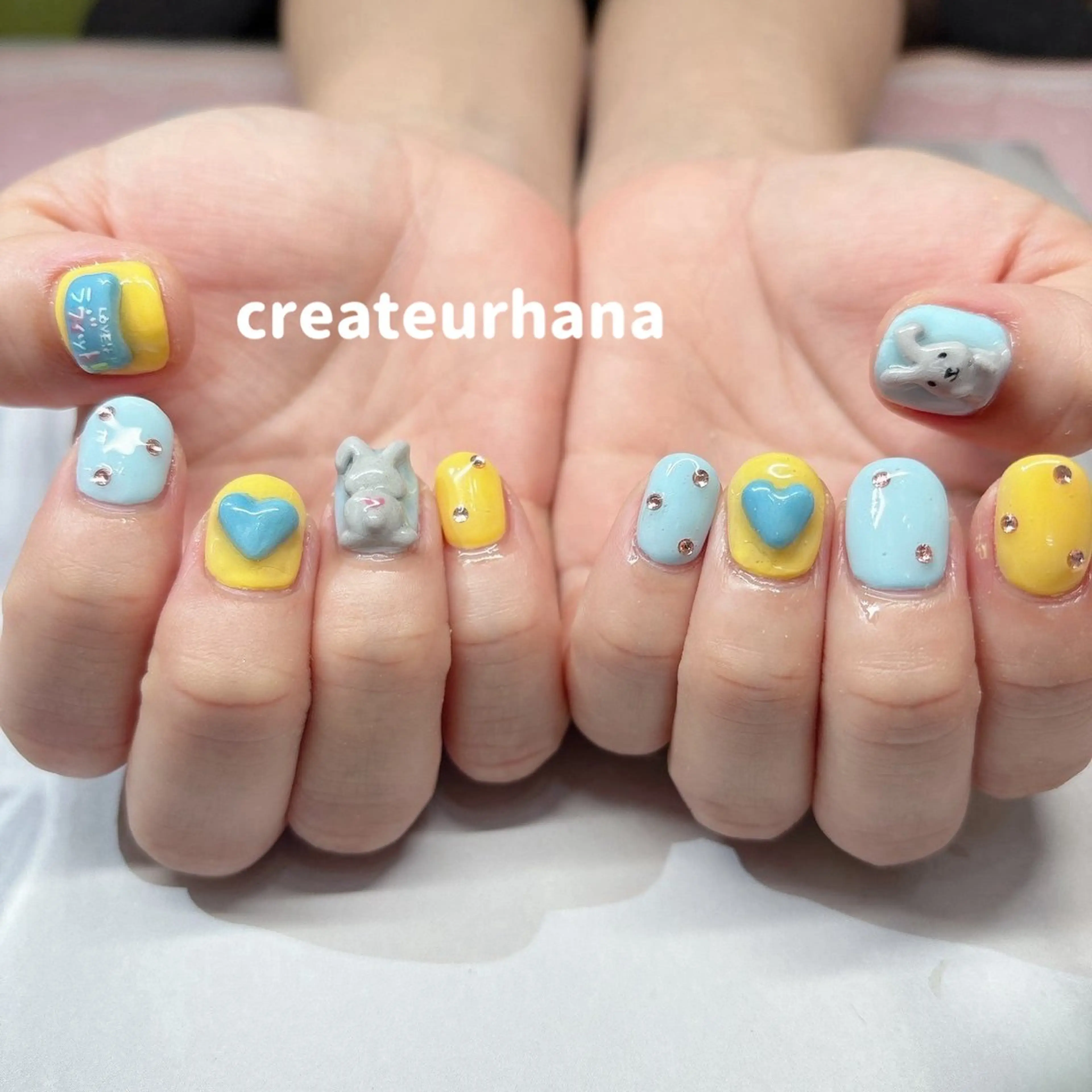 ネイル クレアトゥール華所属・クレアトゥール華 西村のネイルデザイン