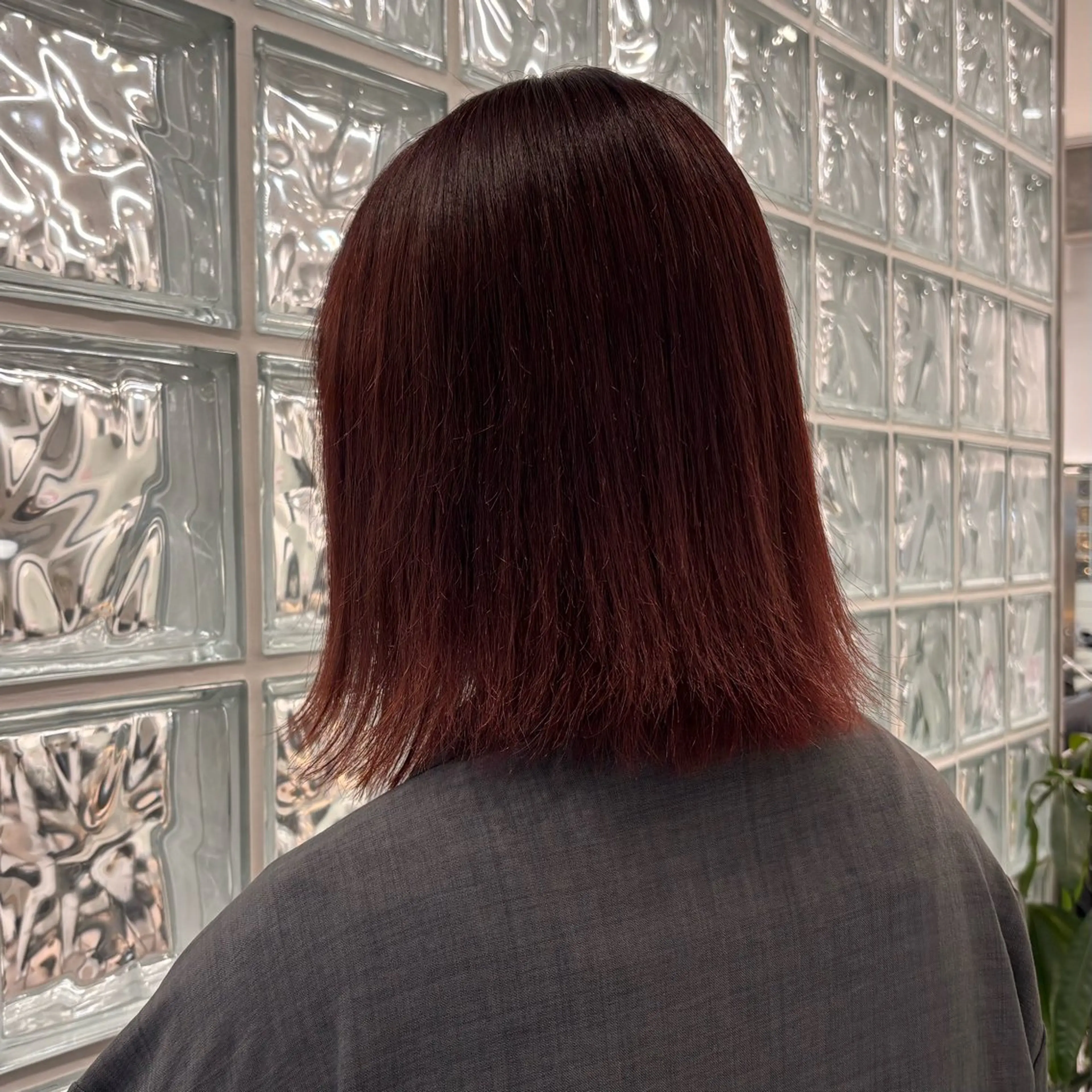 ミディアム カラー レッドカラー ヘアカラー ブリーチ/海外風 💟/MIU☆のヘアスタイル