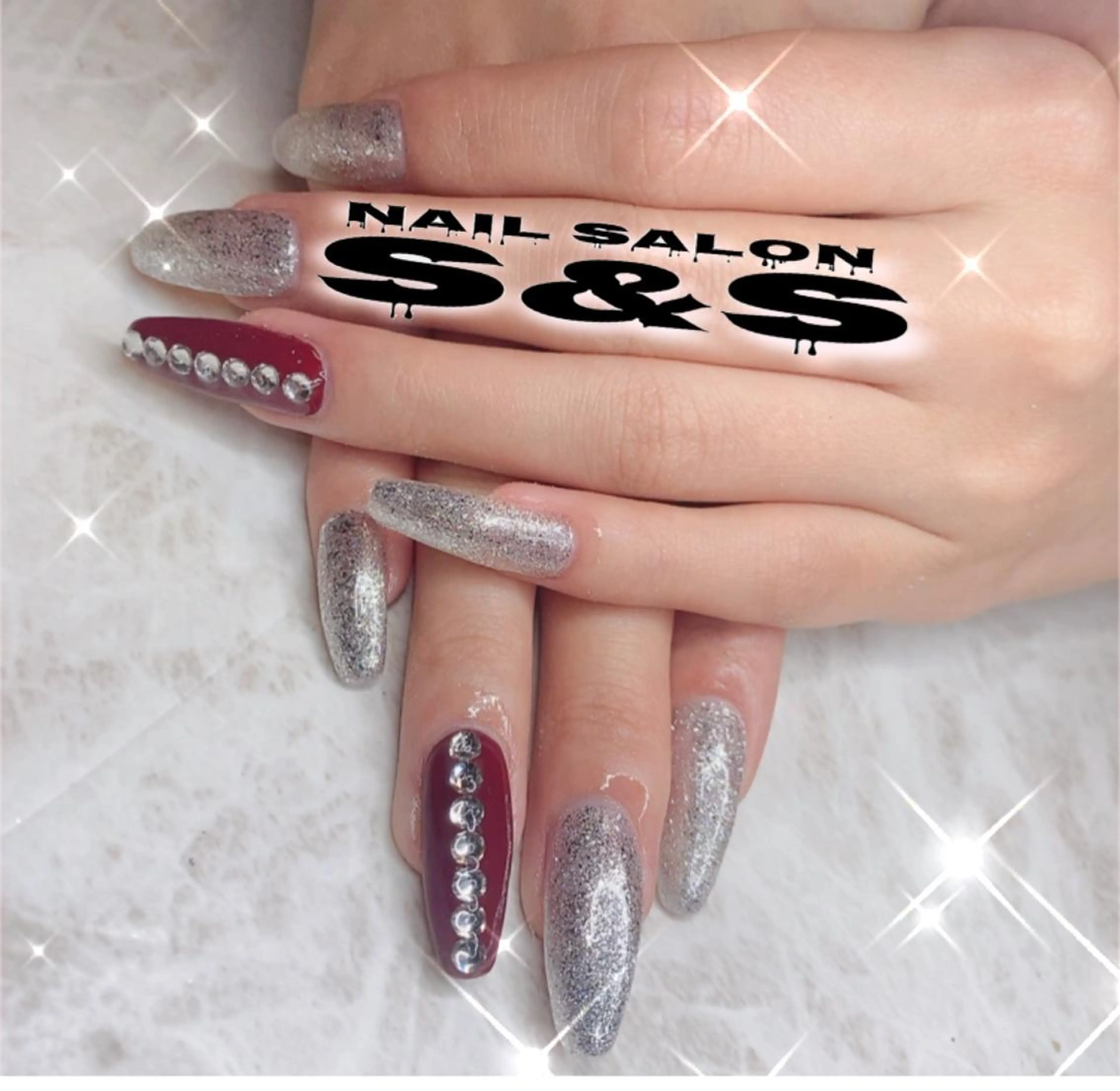 ネイル 長さ出し メンズネイル 持ち込み スカルプネイル S&S 村田小百合のネイルデザイン