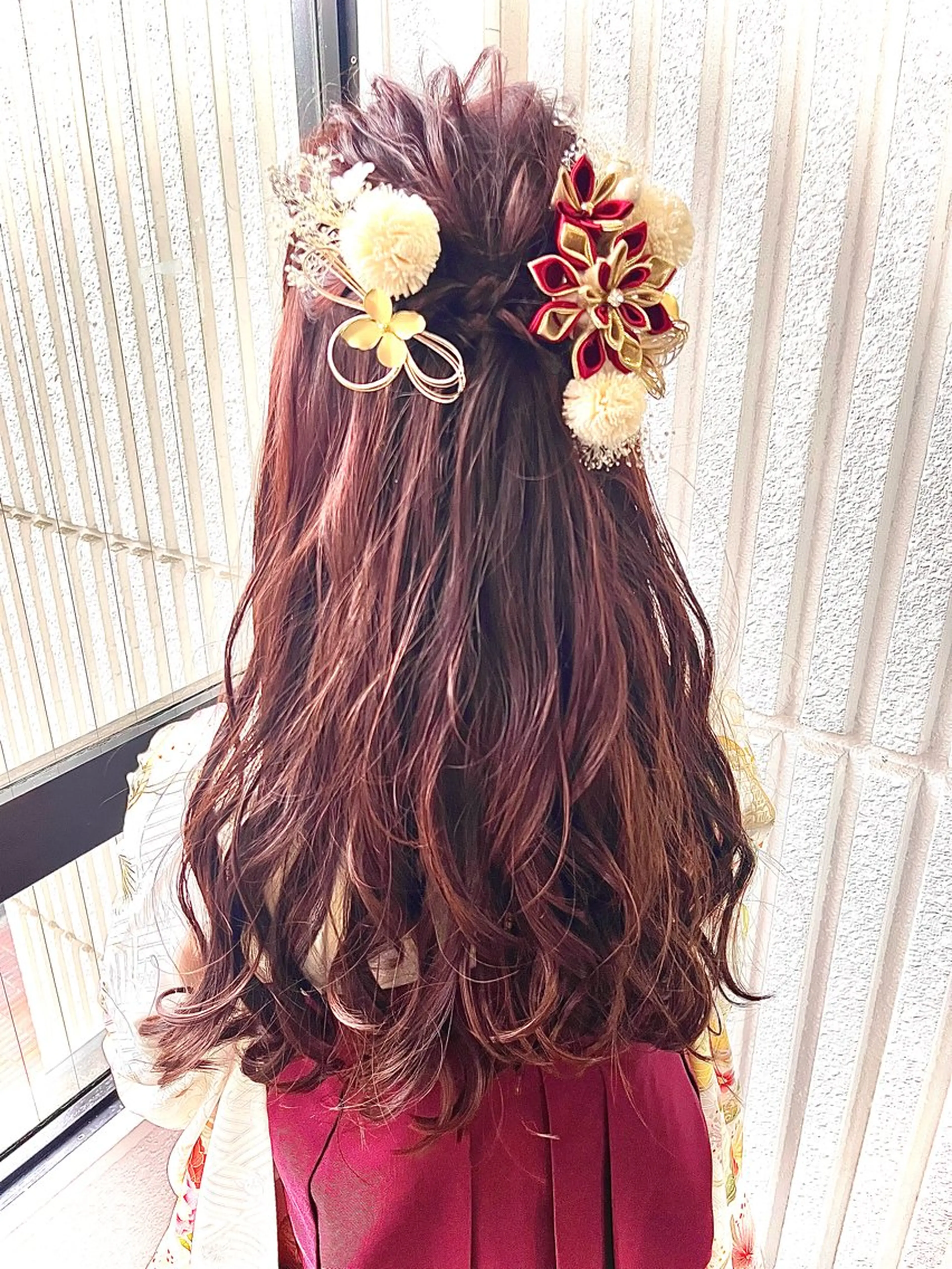 ロング ヘアアレンジ 🦕望月渉🦕 パーマ🌪️ブリーチのヘアスタイル