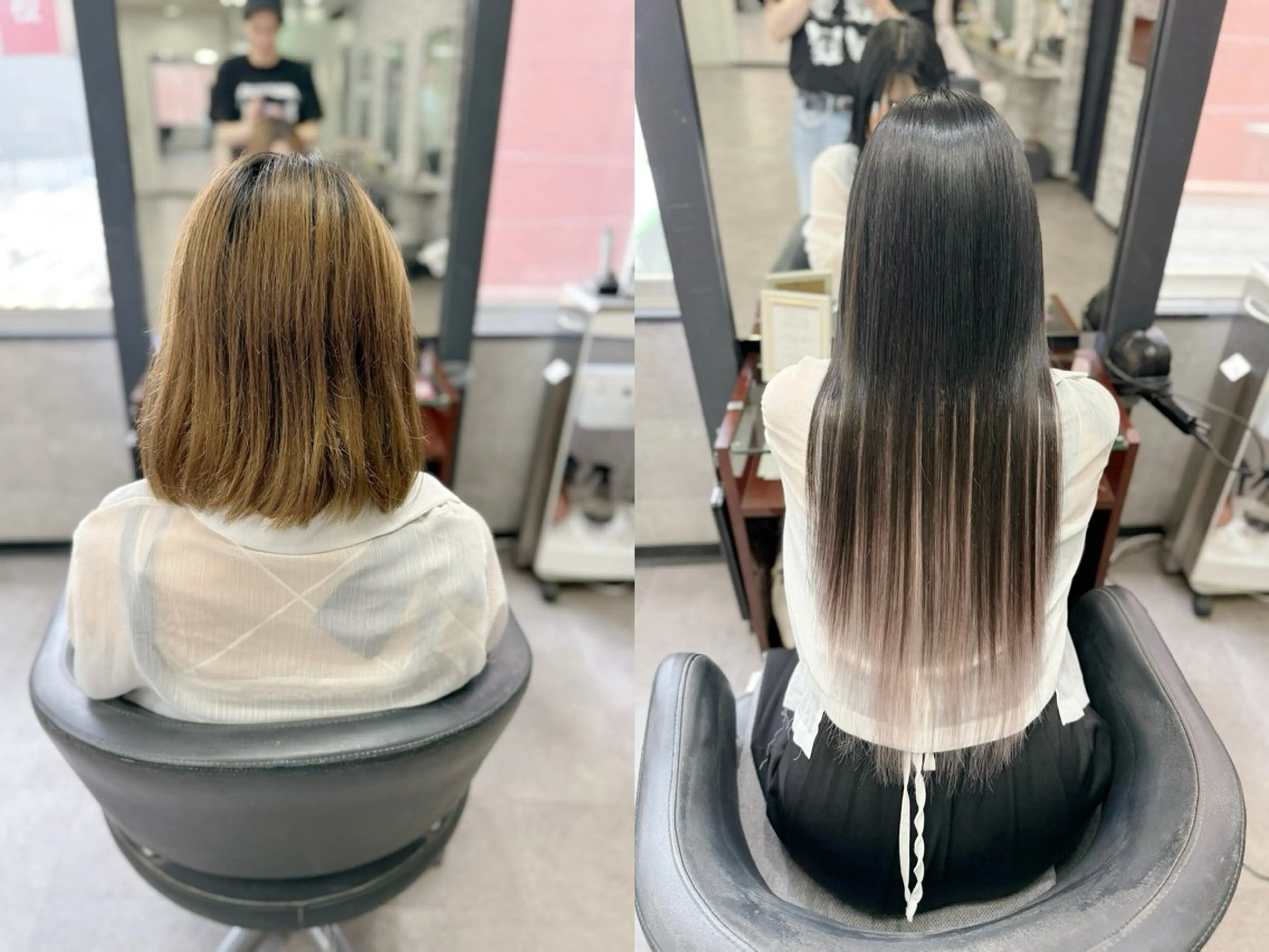 ロング 💎馴染むエクステ ×カラーTOMO💎のヘアスタイル