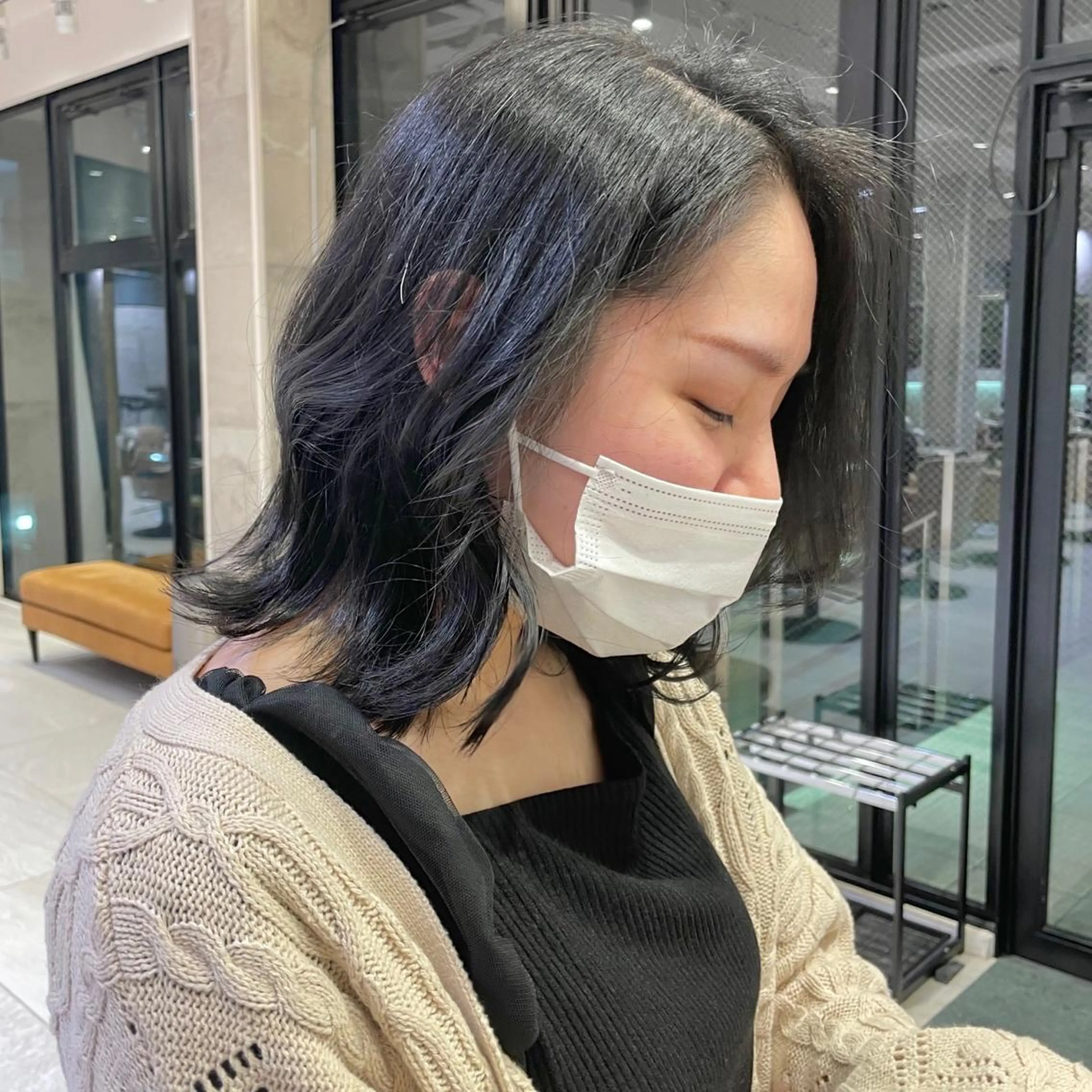 ミディアム 韓国🇰🇷透明感 ERIのヘアスタイル