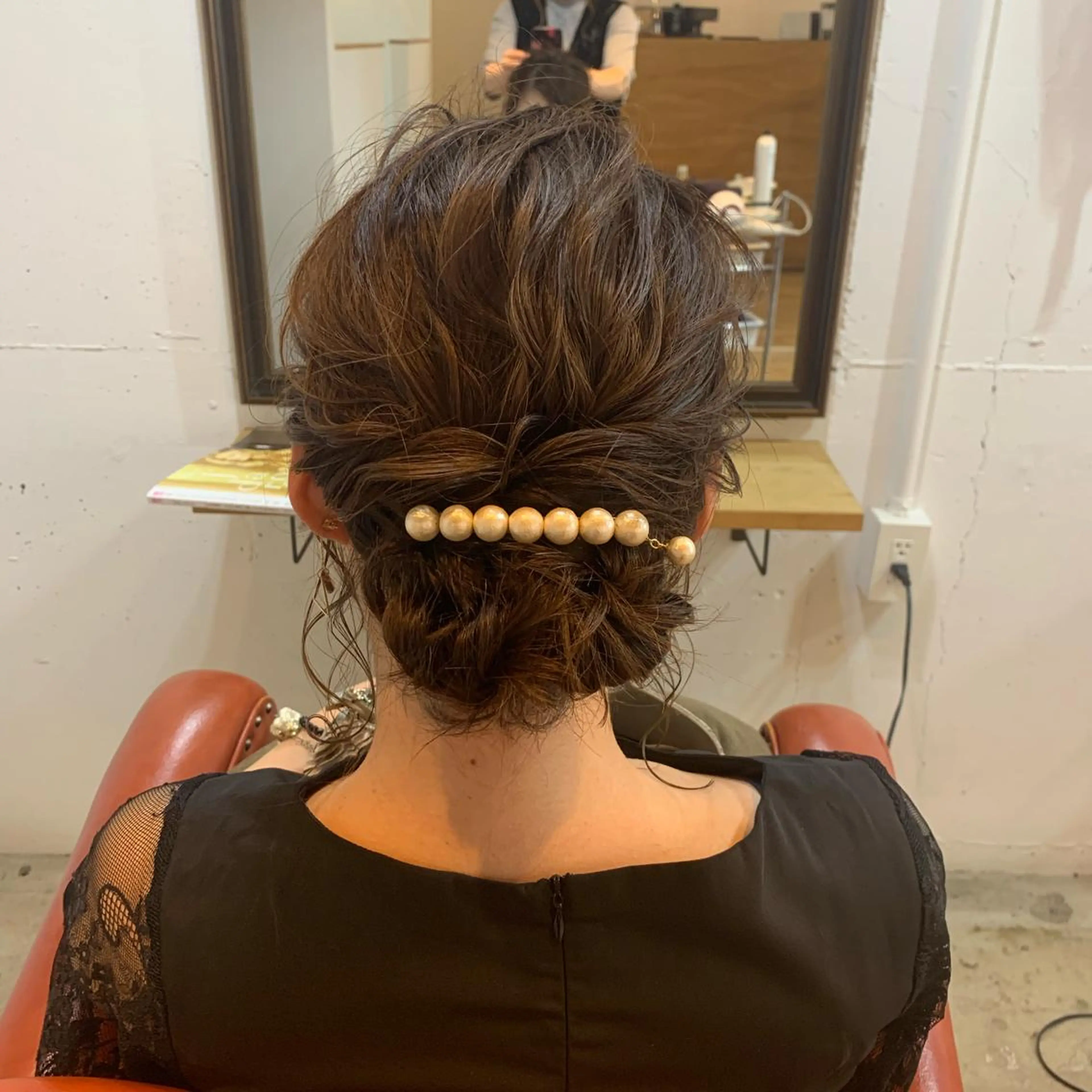 セミロング ヘアアレンジ 博多|Sakurai Ayumiのヘアスタイル