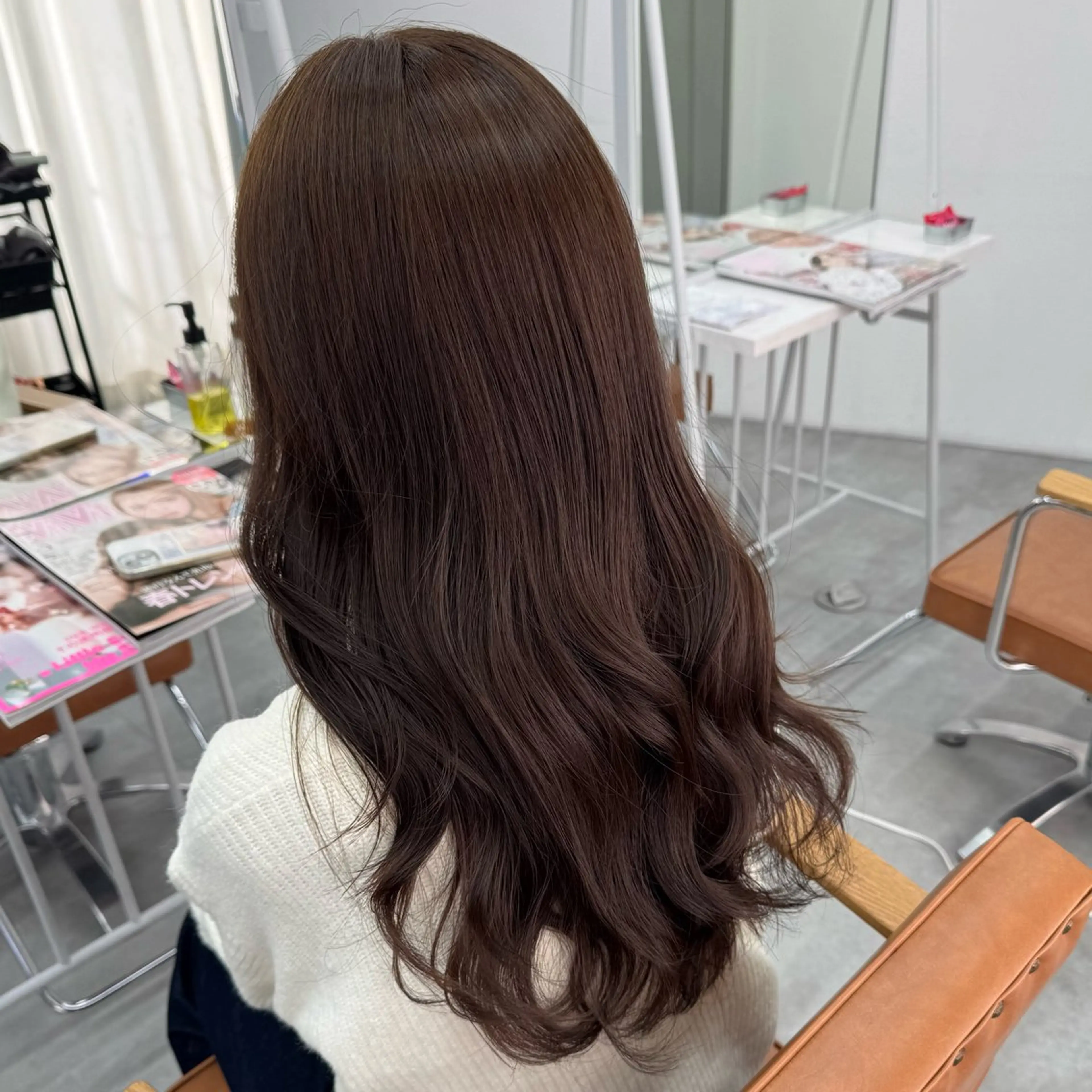 ロング カラー ヘアアレンジ ヘアカラー ブリーチなしカラー /ベージュ/安形翔のヘアスタイル