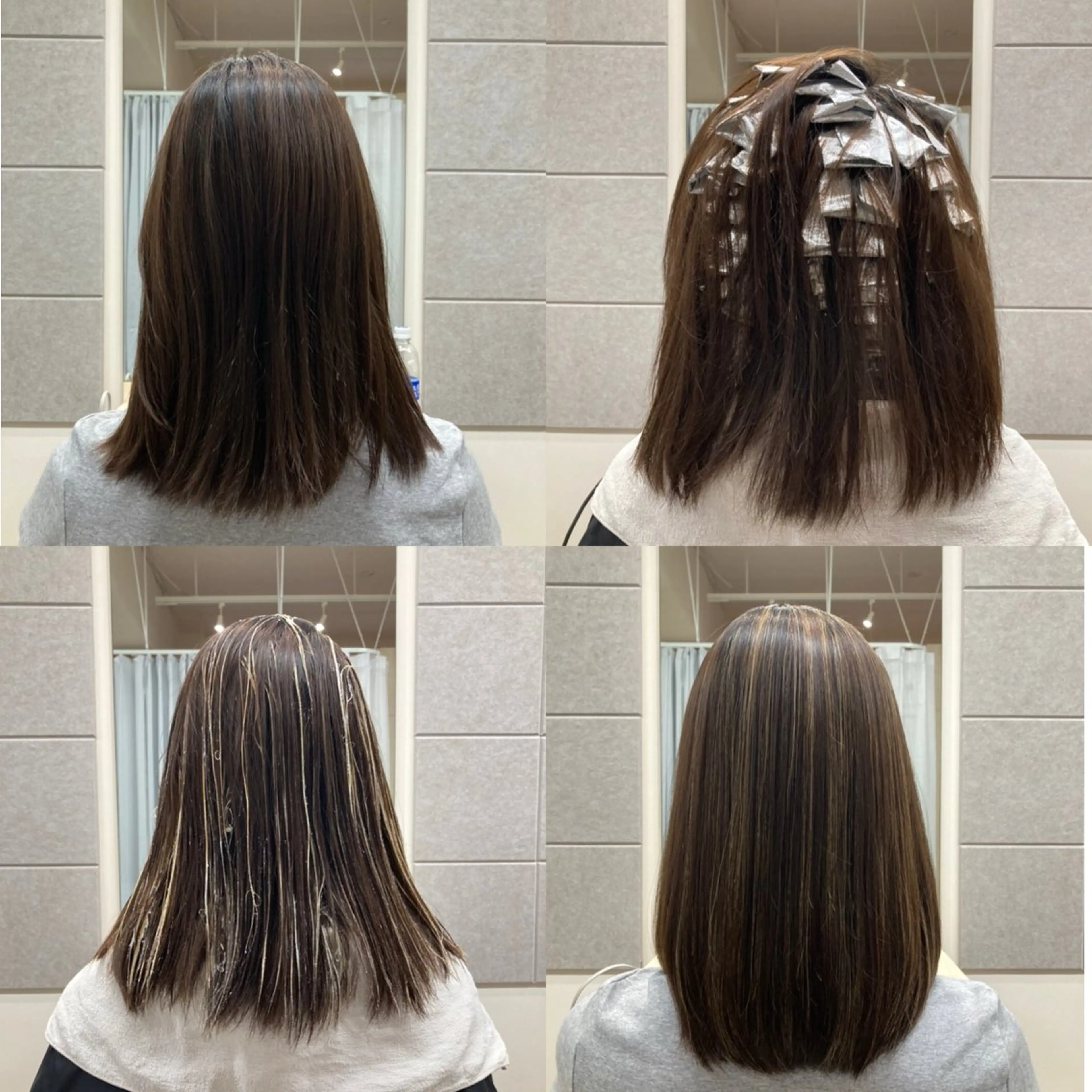 カラー ハイライトカラー ヘアカラー HAIRLOUNGESoleil六本木所属・Soleil 🌷ハナ🌷のヘアスタイル