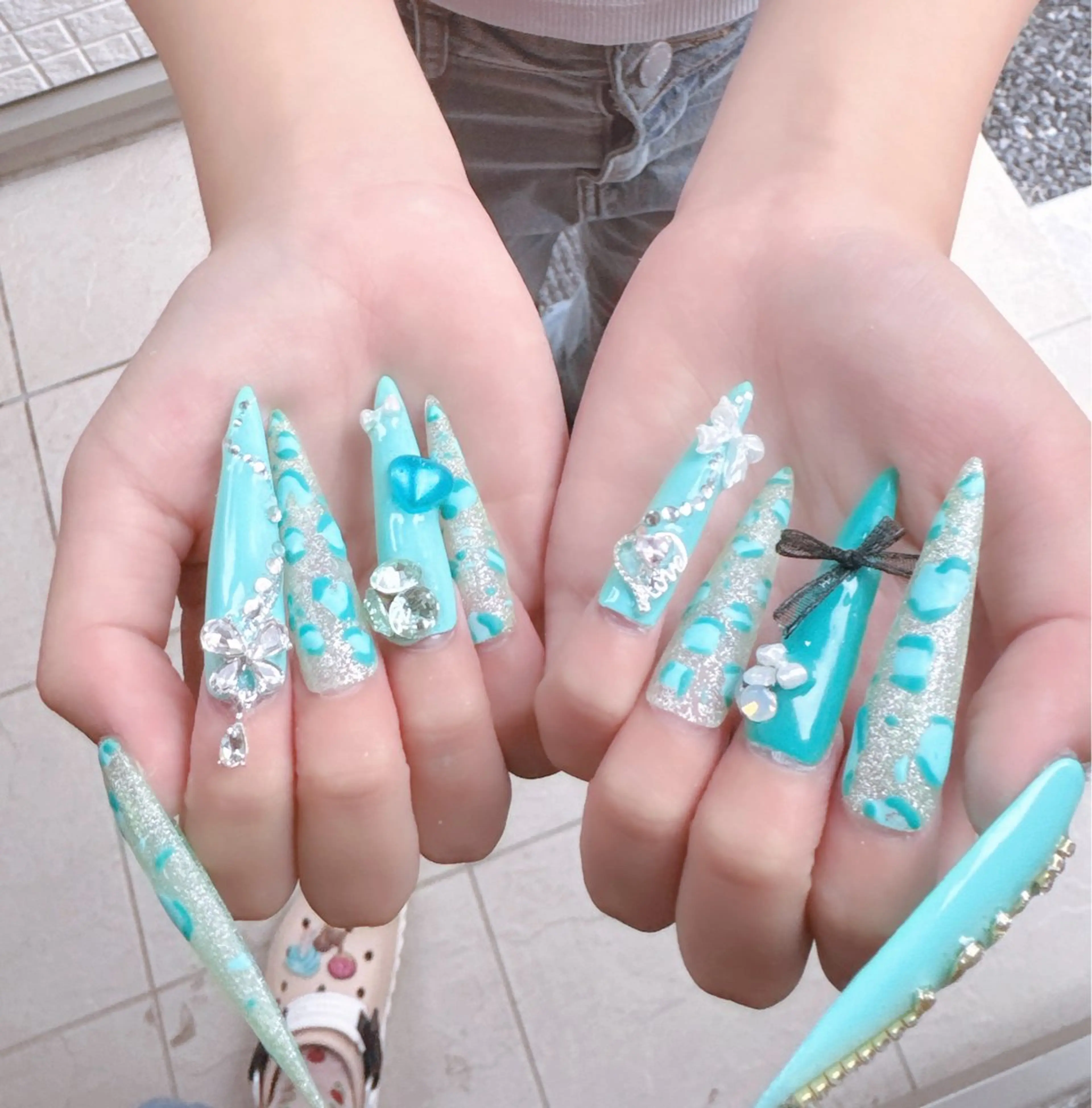 ネイル ネイルチップ 高島 夏海のネイルデザイン