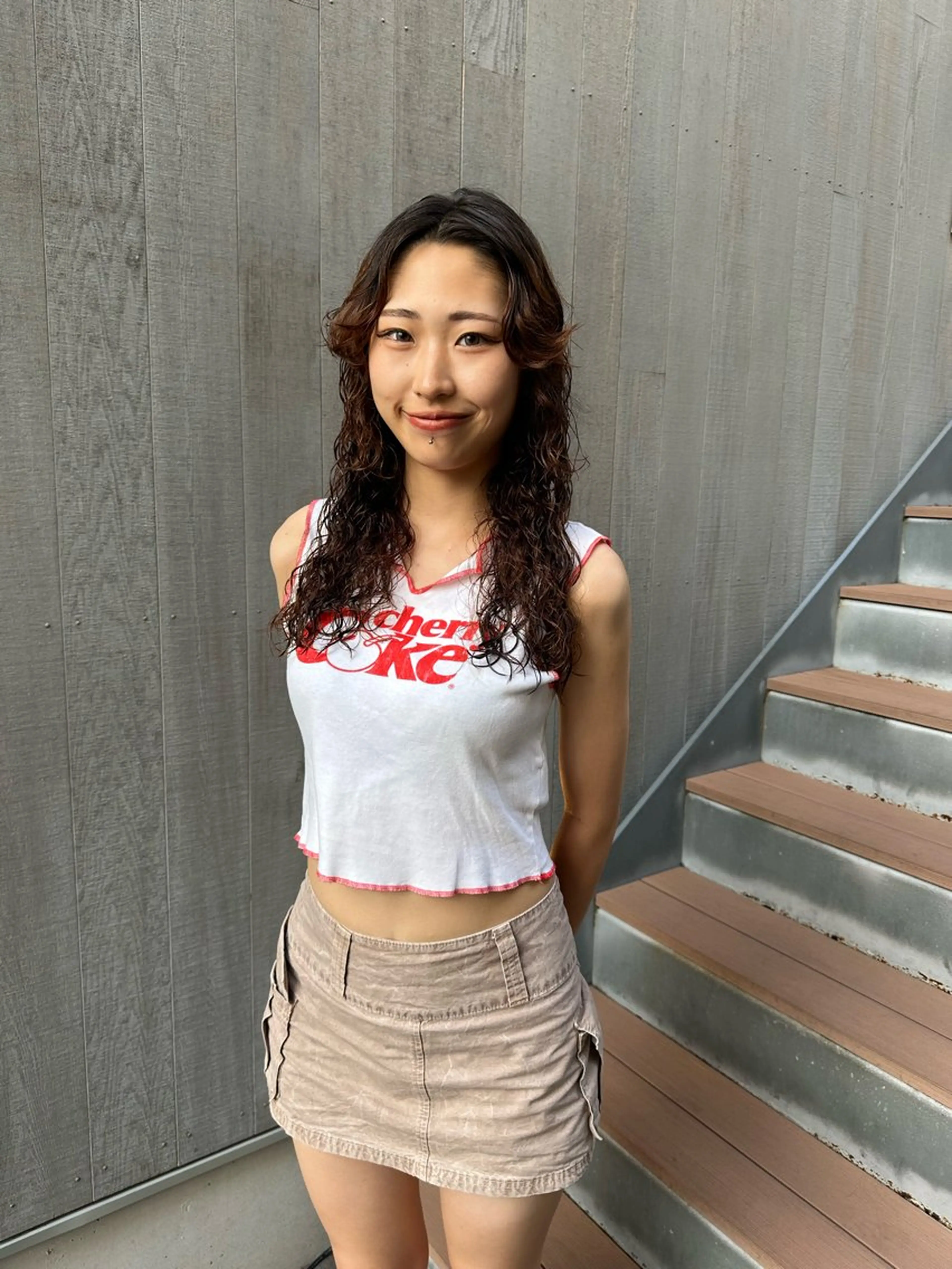 ロング パーマ 似合わせレイヤー 海外風レイヤーmioのヘアスタイル