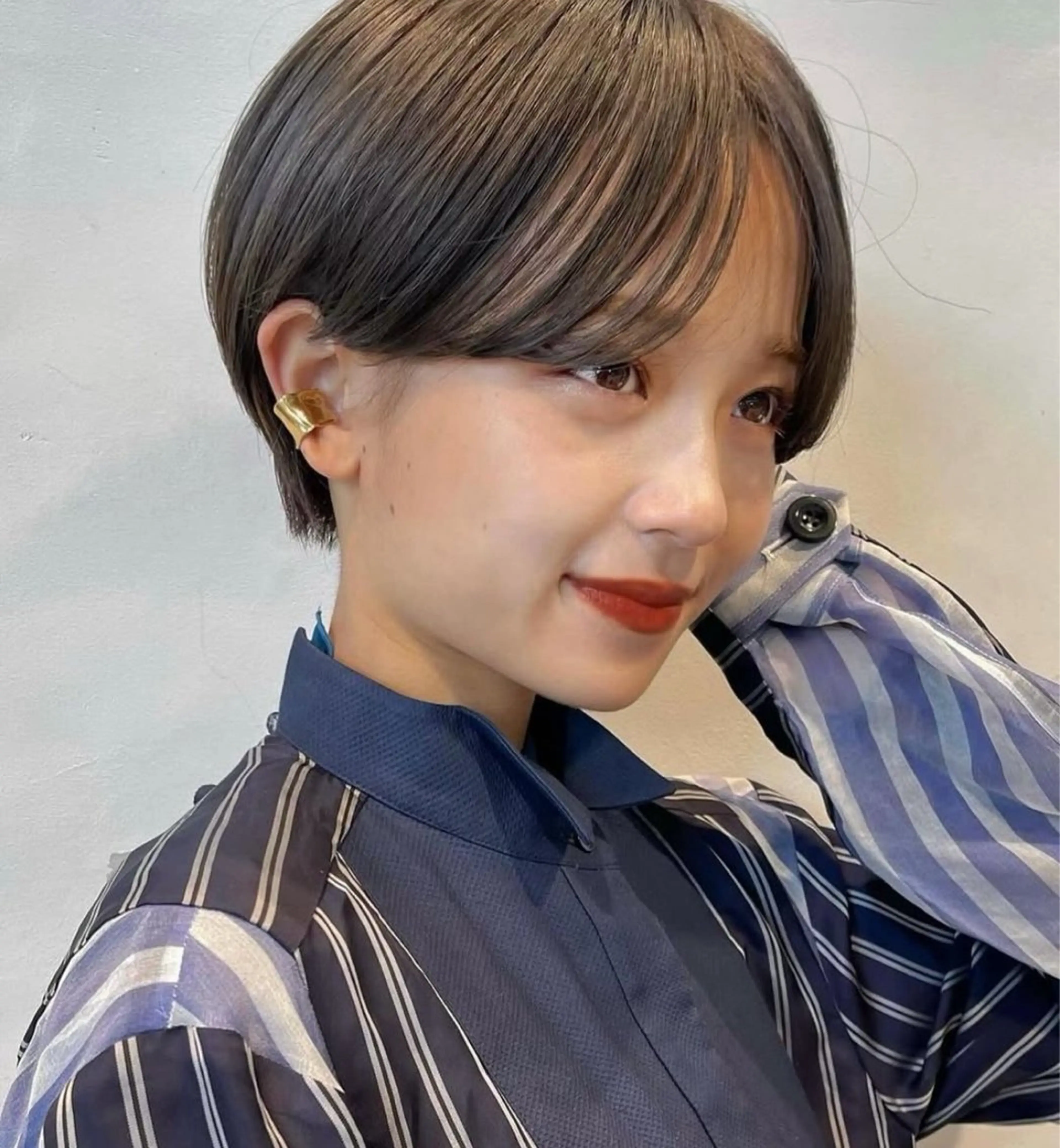 ショート カット ヘアカラー トリートメント レイヤー/透明感/ 顔周り/kana🩰のヘアスタイル