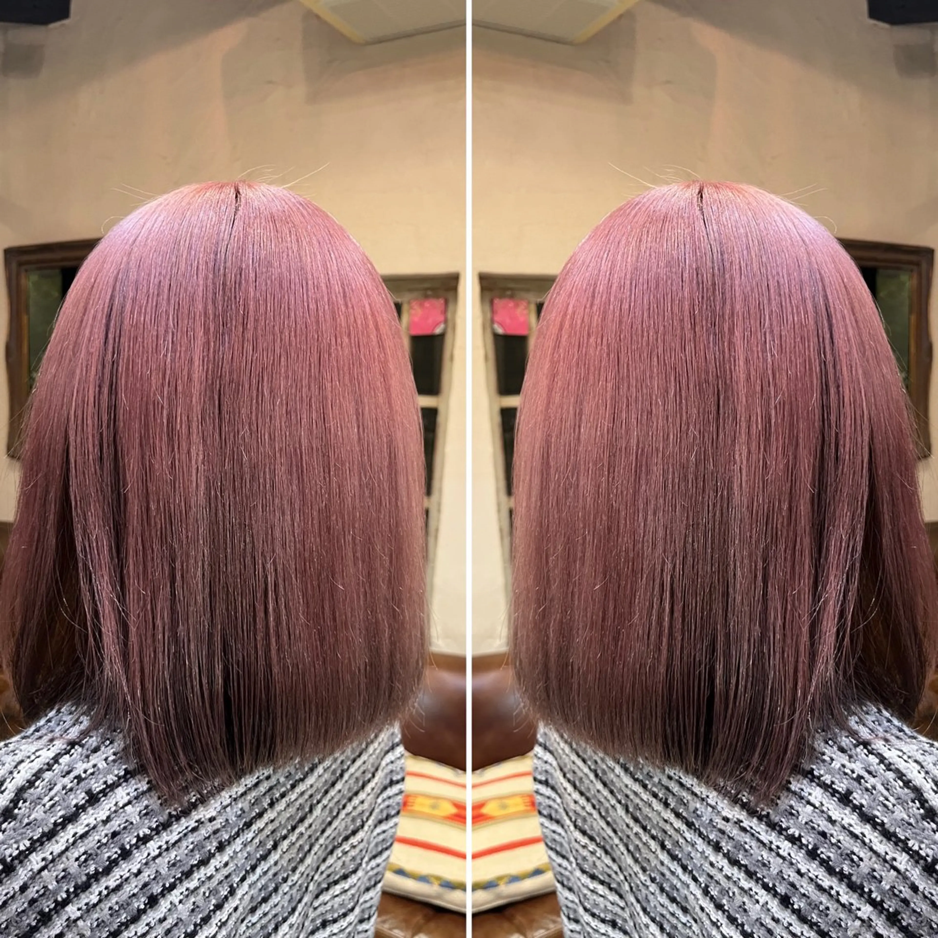 カラー ピンクカラー organic+tricot所属・小山 奈津のヘアスタイル