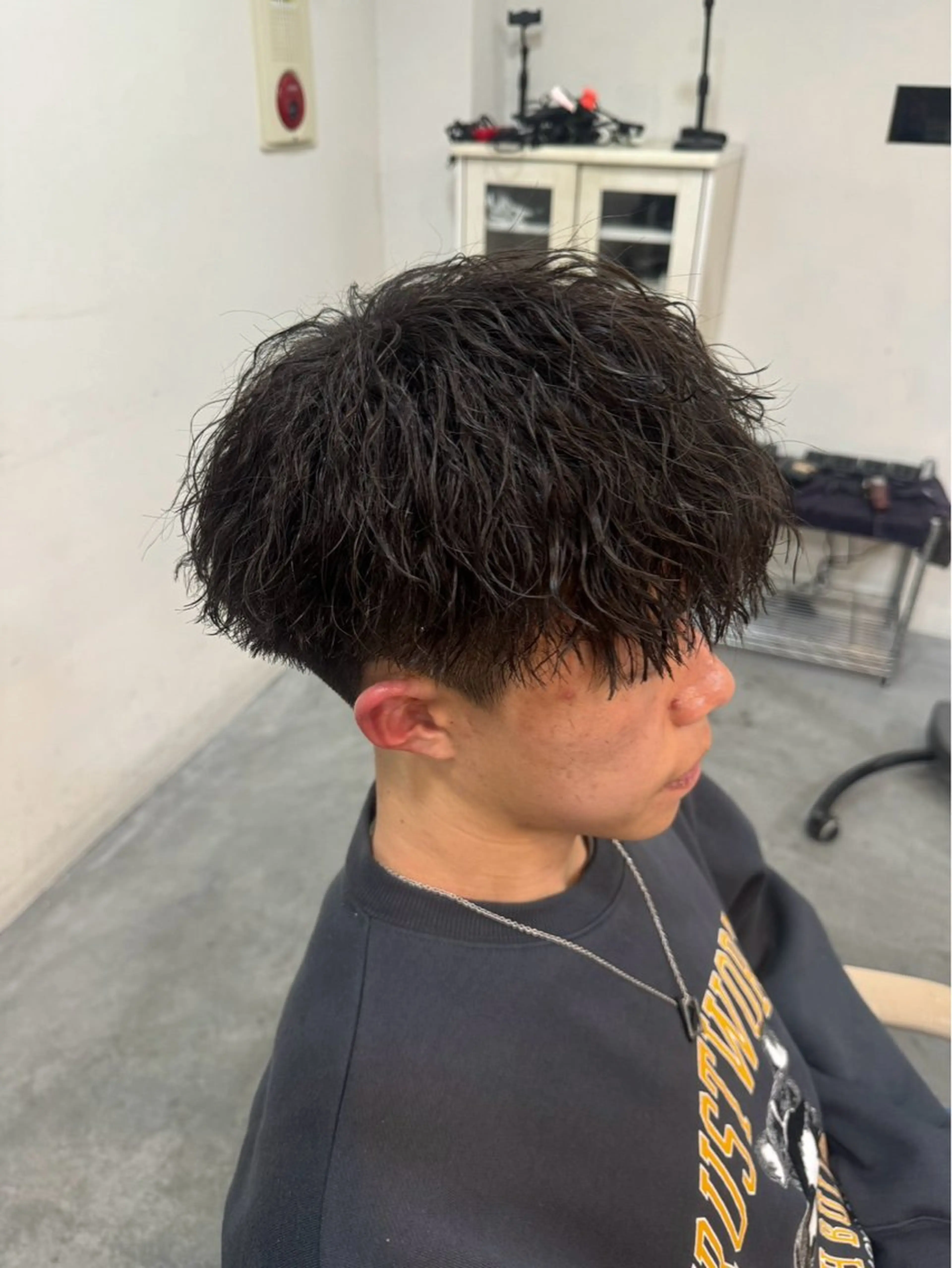 パーマ メンズ パーマ 河合 澪のヘアスタイル