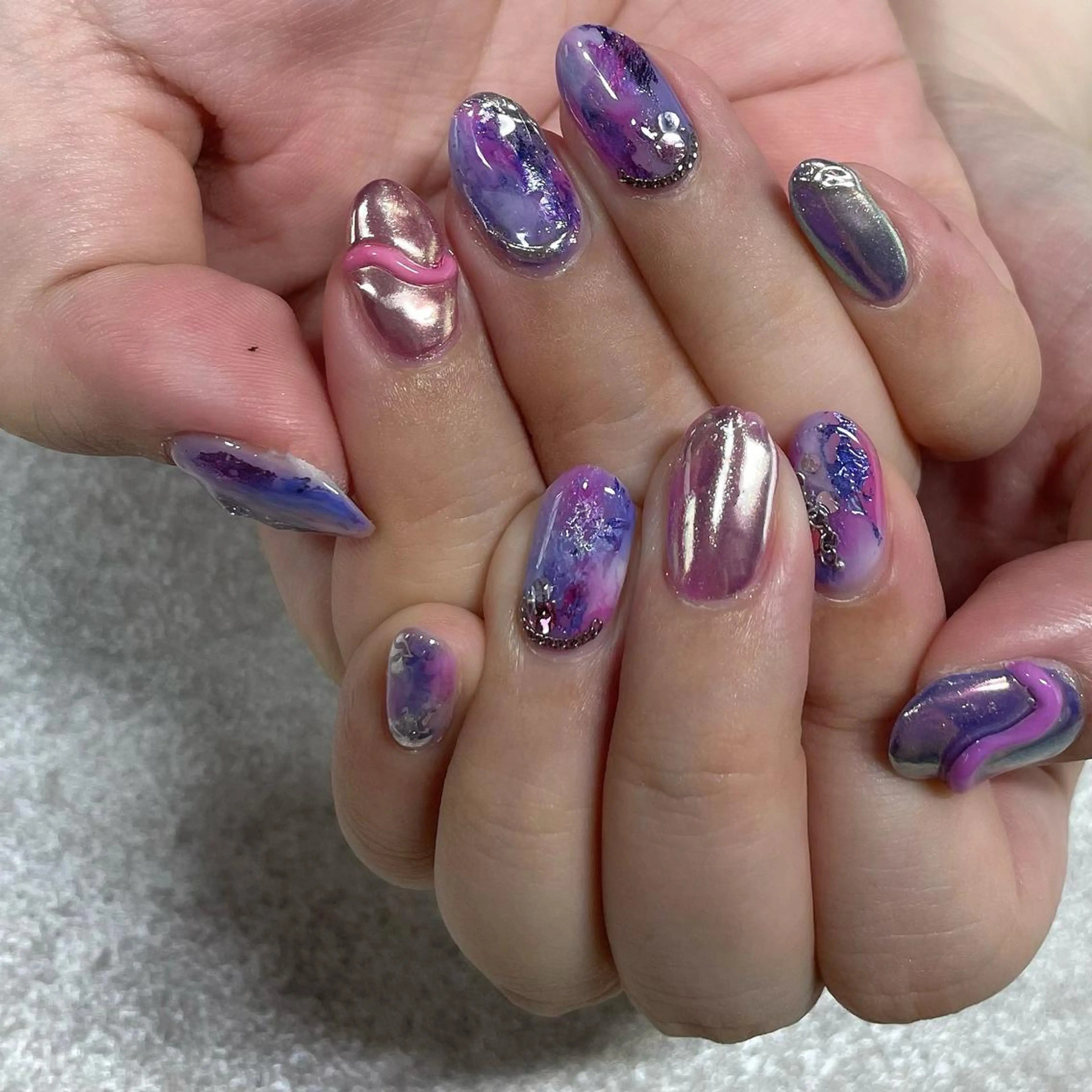 ネイル ジェルネイル 東 千夏のネイルデザイン