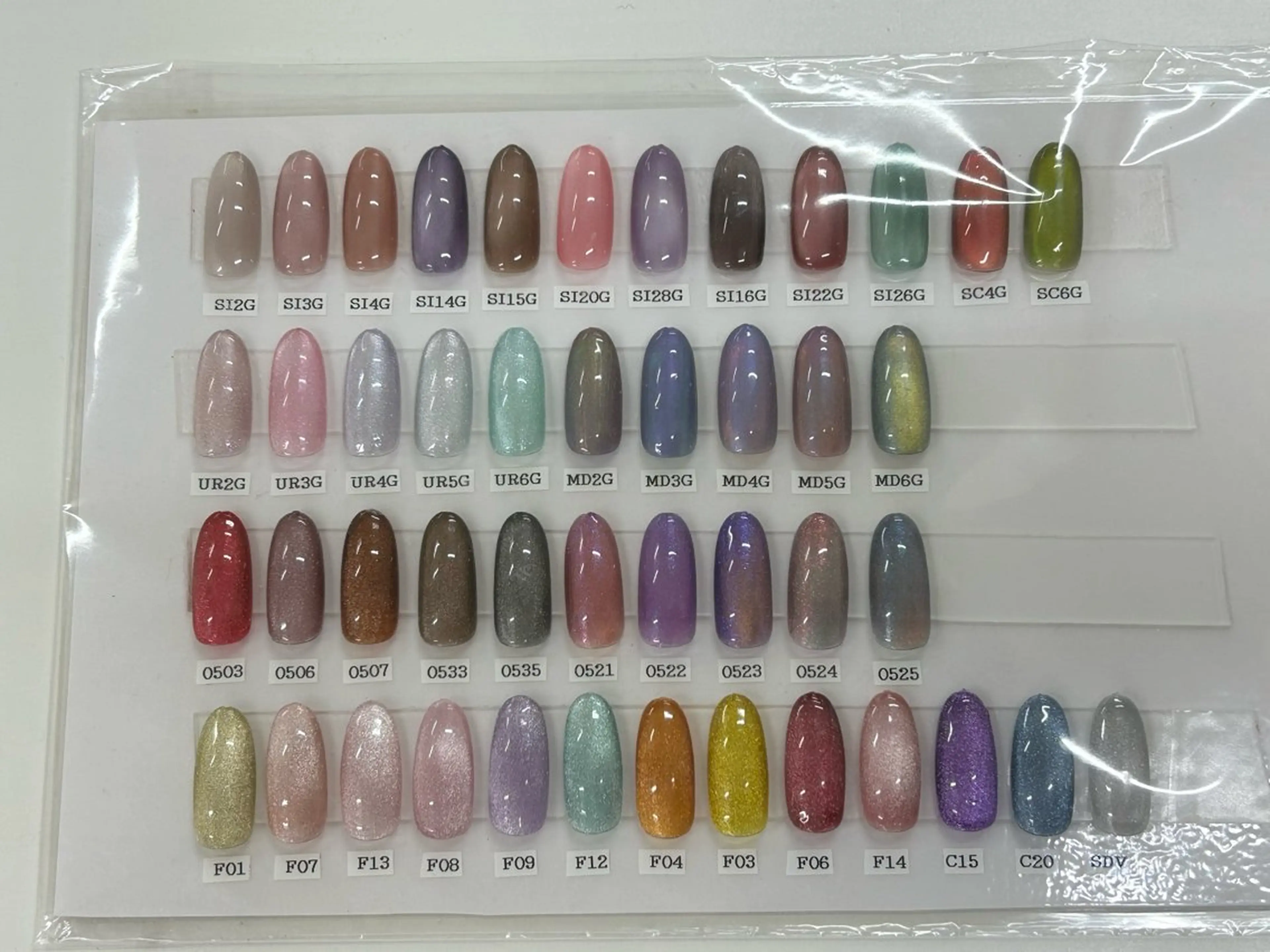 YEDING 36色マグネットカラー　ネイルカラー カラーチャート YEDING 36色マグネットカラー ネイルカラー カラーチャート