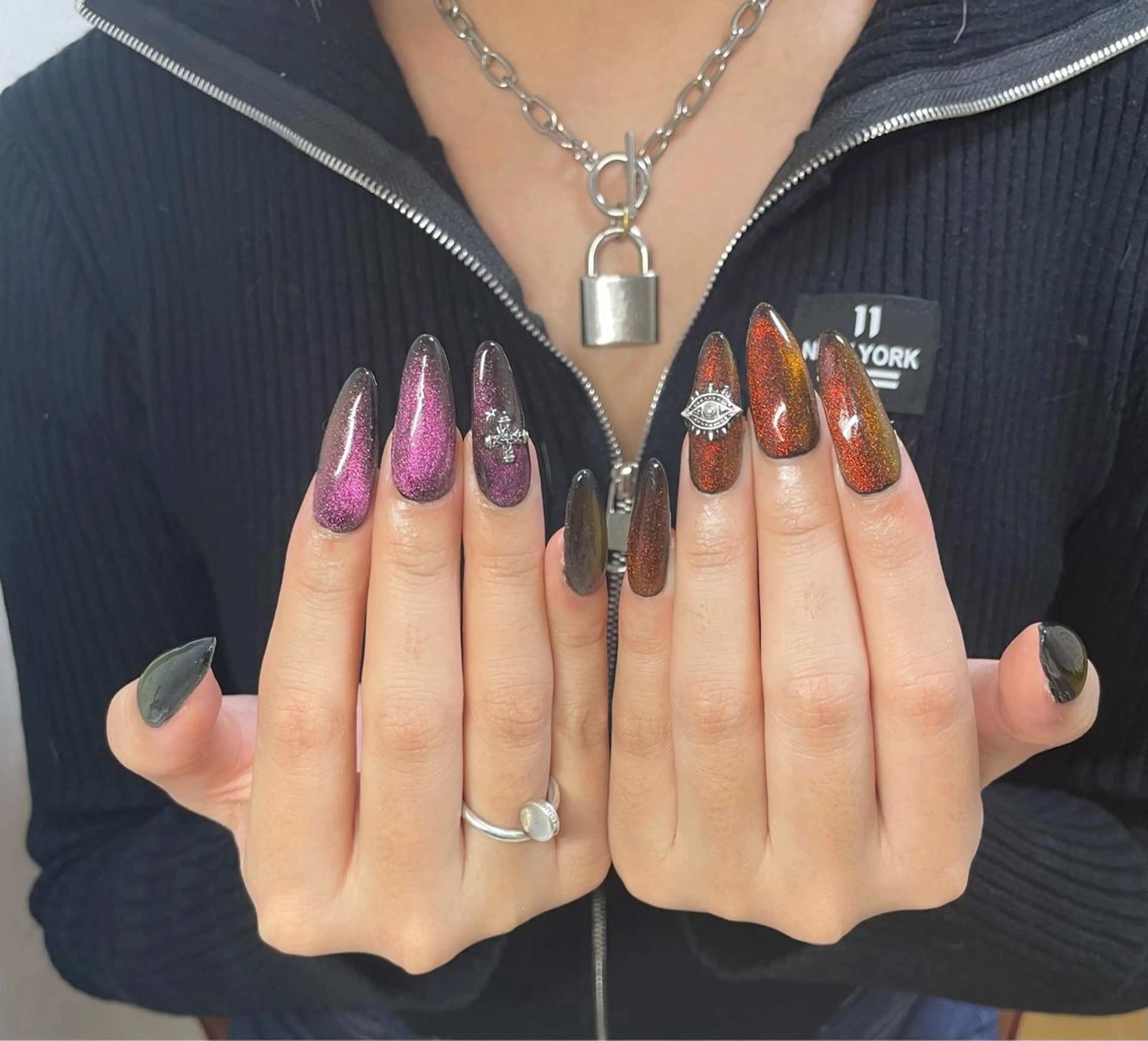 ネイル ハンドネイル 黒川 実祐のネイルデザイン