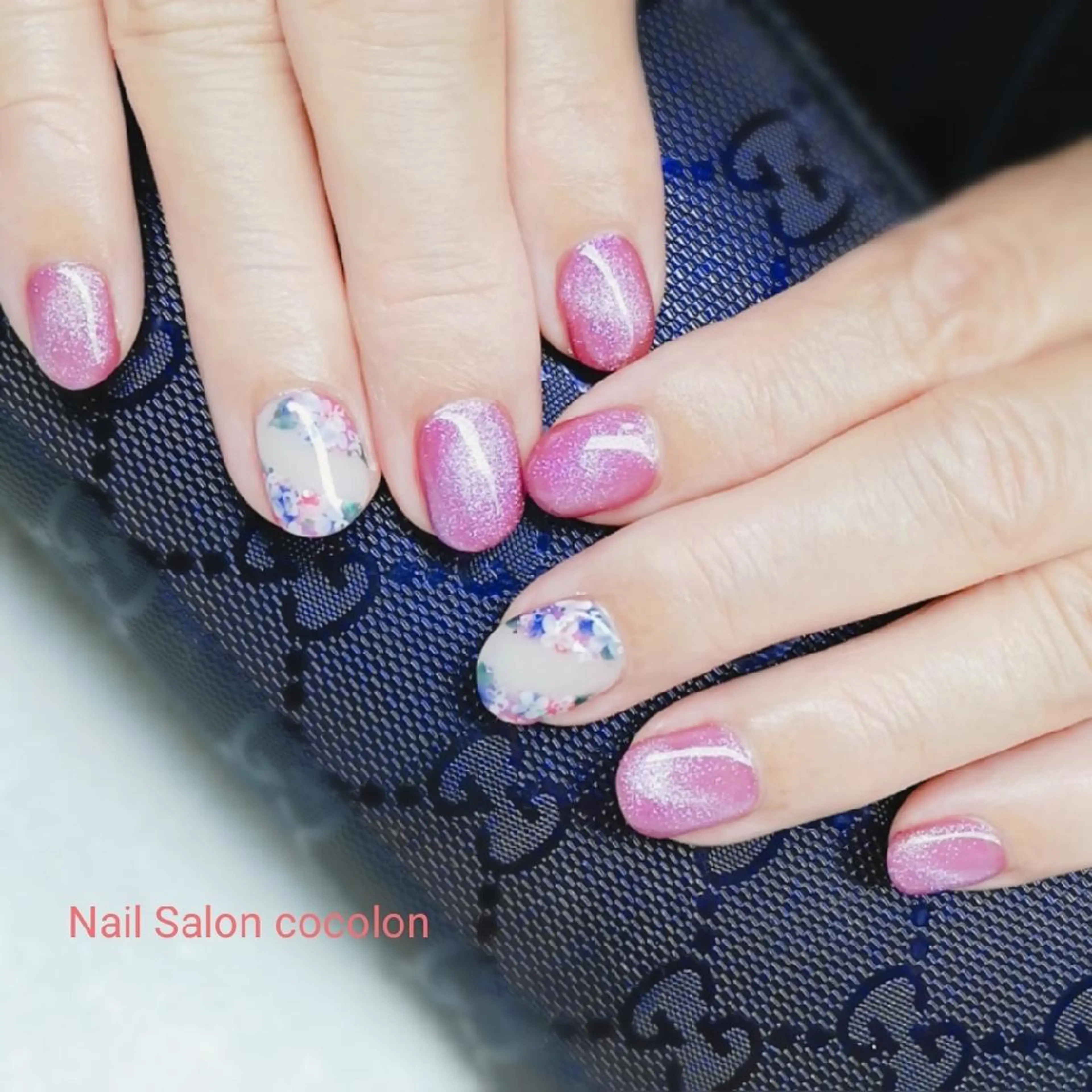 ネイル アートネイル マグネットネイル 柴崎 美幸のネイルデザイン