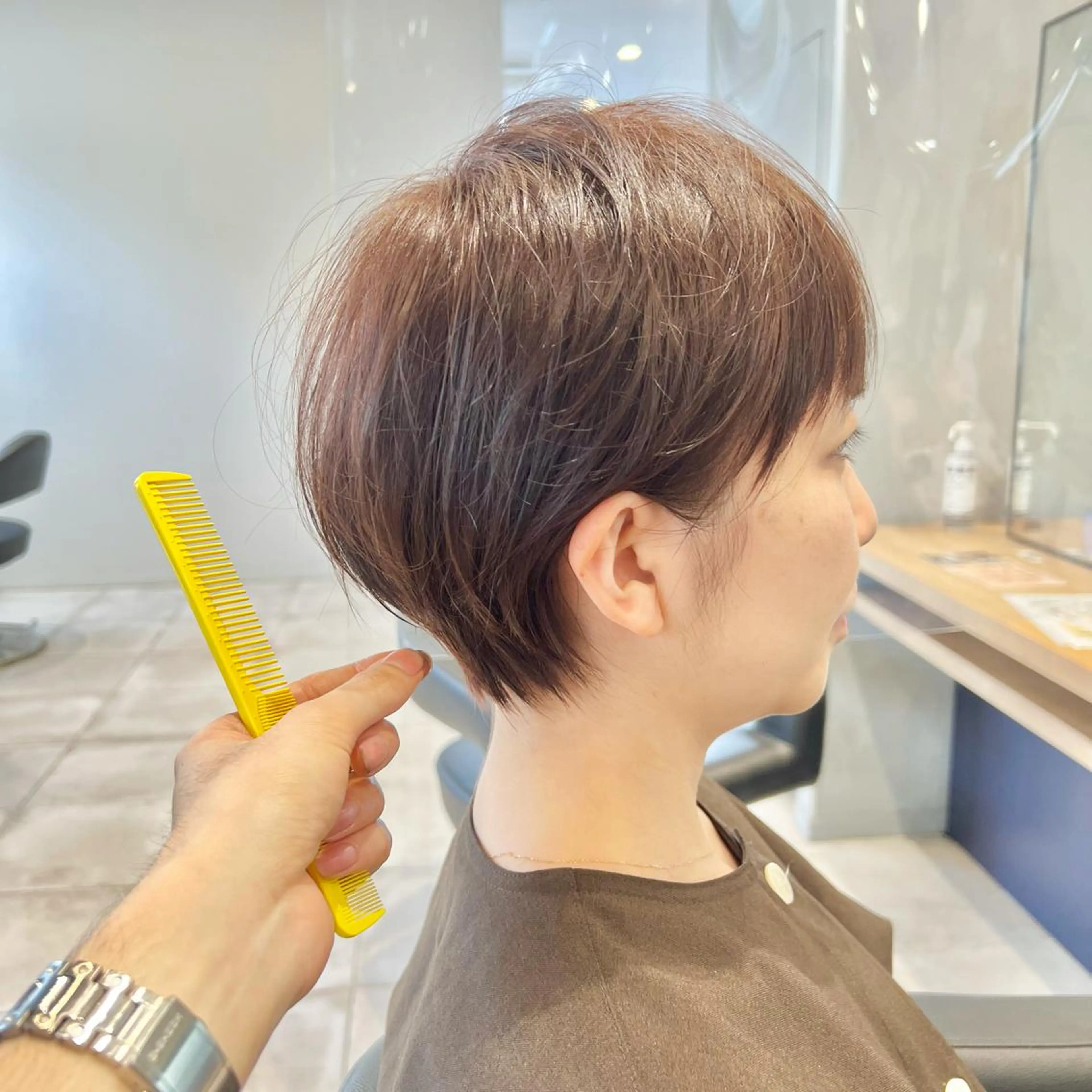 ショート ショートボブ 丸みショート ボブ ショートヘア EARTH八潮 樋口のヘアスタイル