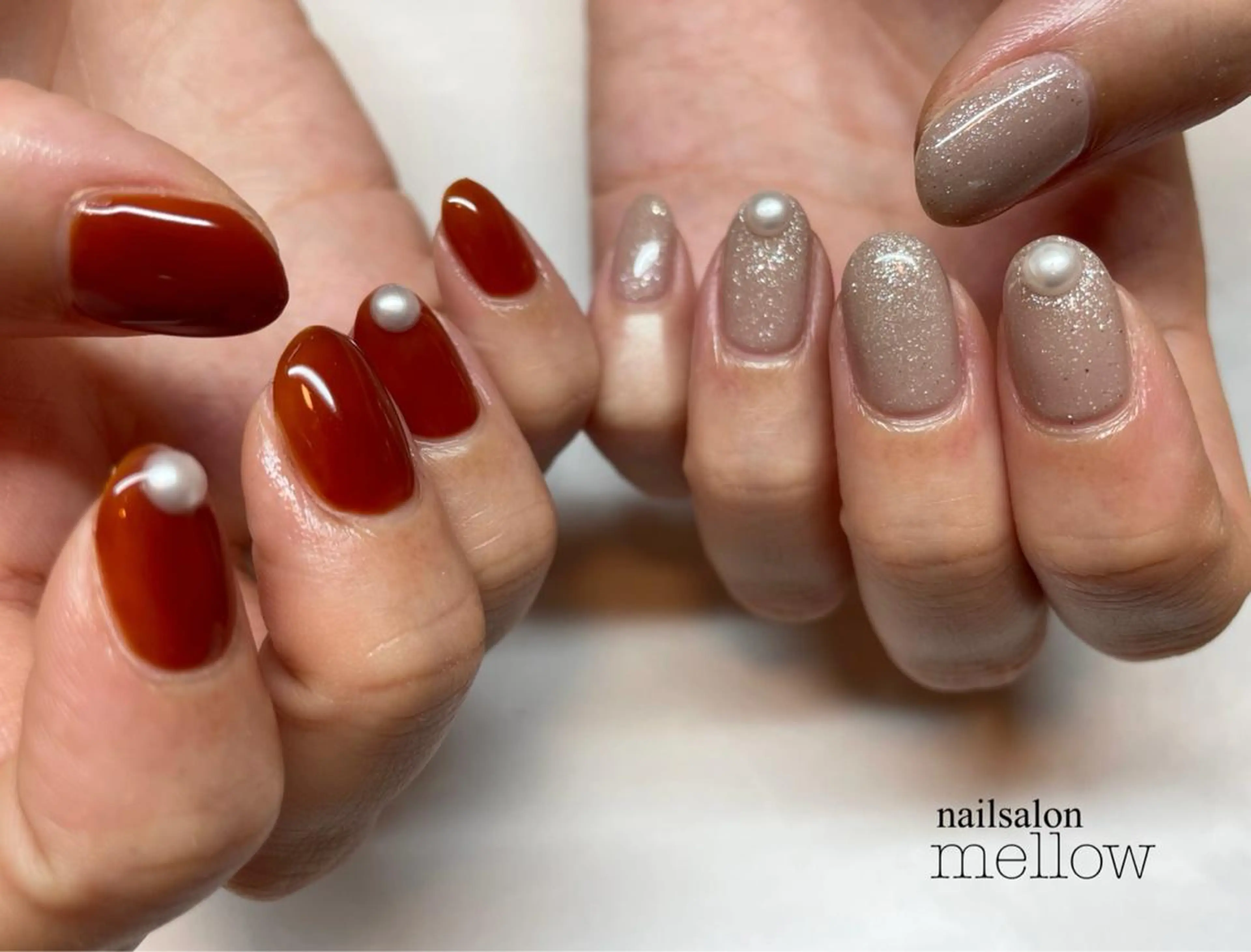 ネイル ラメ(グリッター) 大山 浩美のネイルデザイン