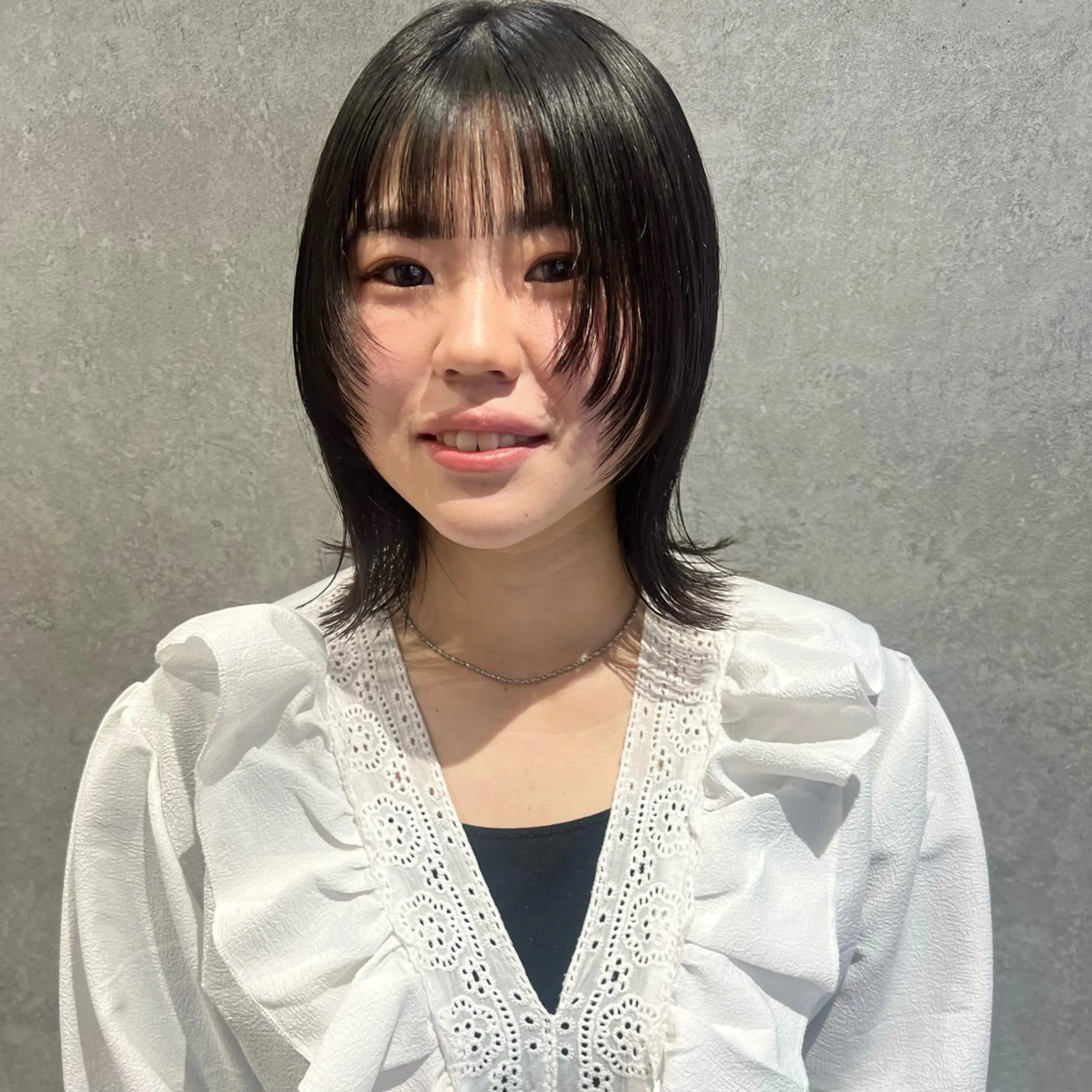 ミディアム AI TOKYO　S所属・mizuki 【韓国レイヤー】のヘアスタイル