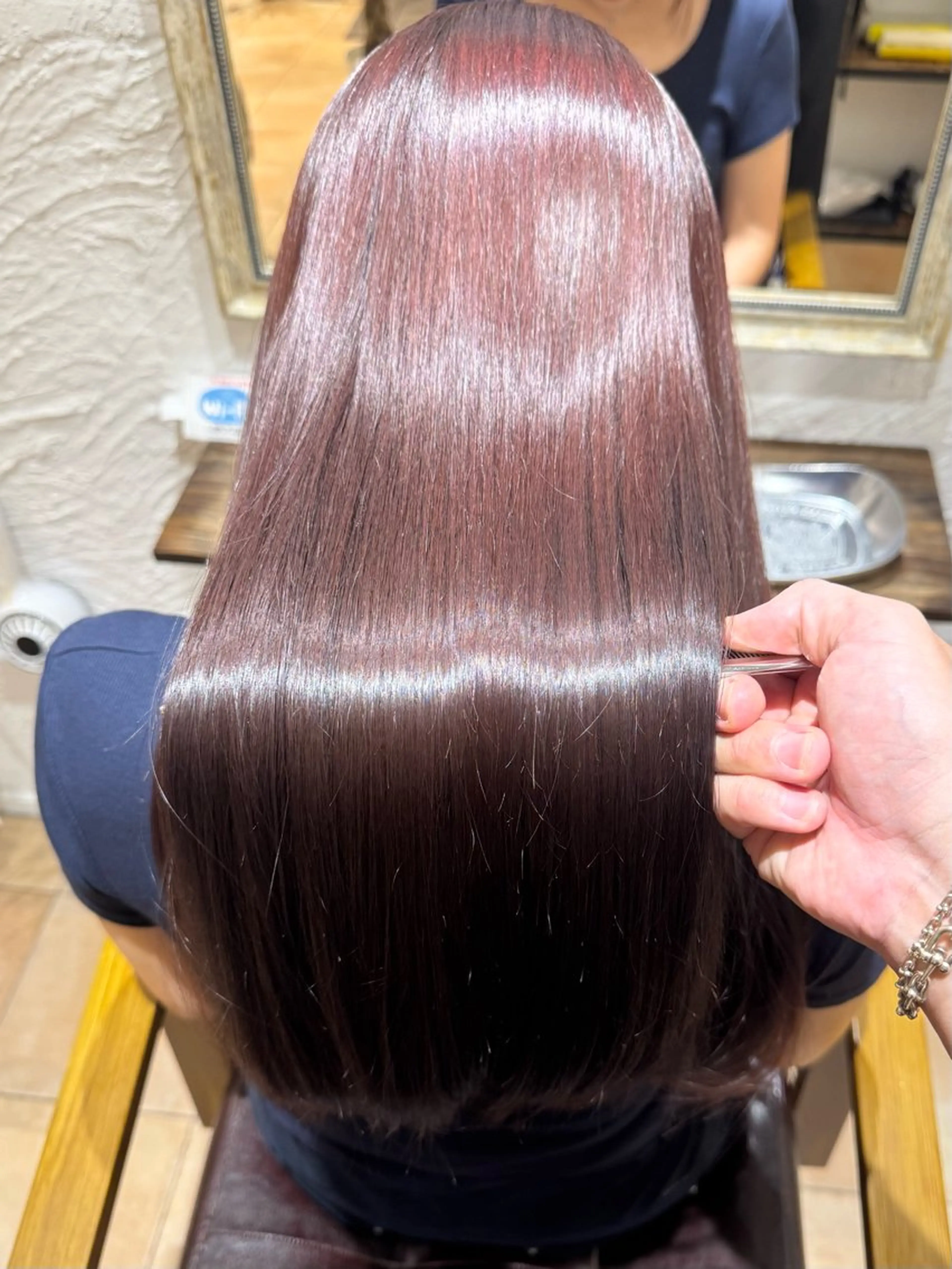 ご新規様クーポン✨【髪質改善】美髪矯正＋カットの写真