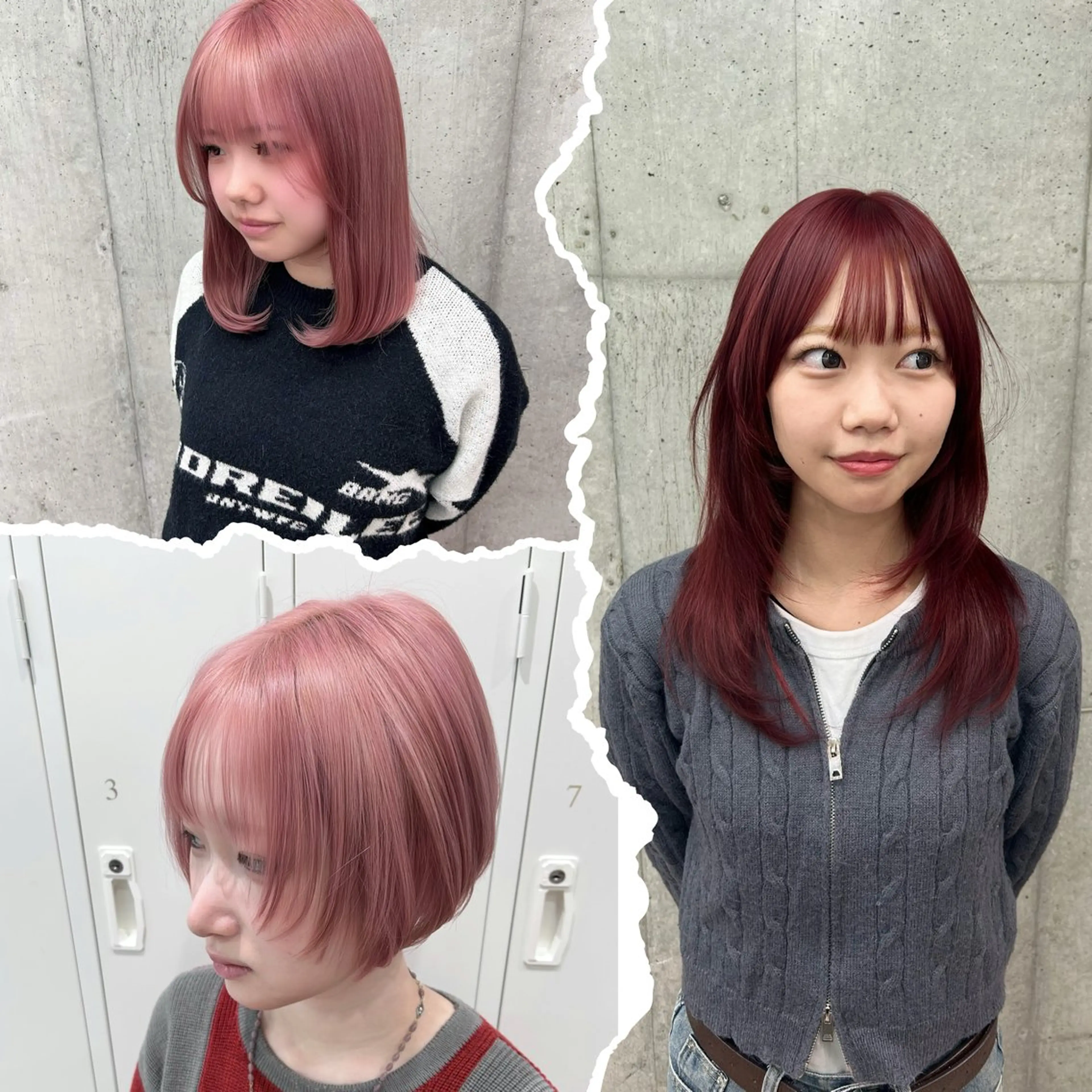 【当日一名限定】⭐︎ケアブリーチ+カラー+髪質改善トリートメント⭐︎暖色カラー寒色カラーの写真