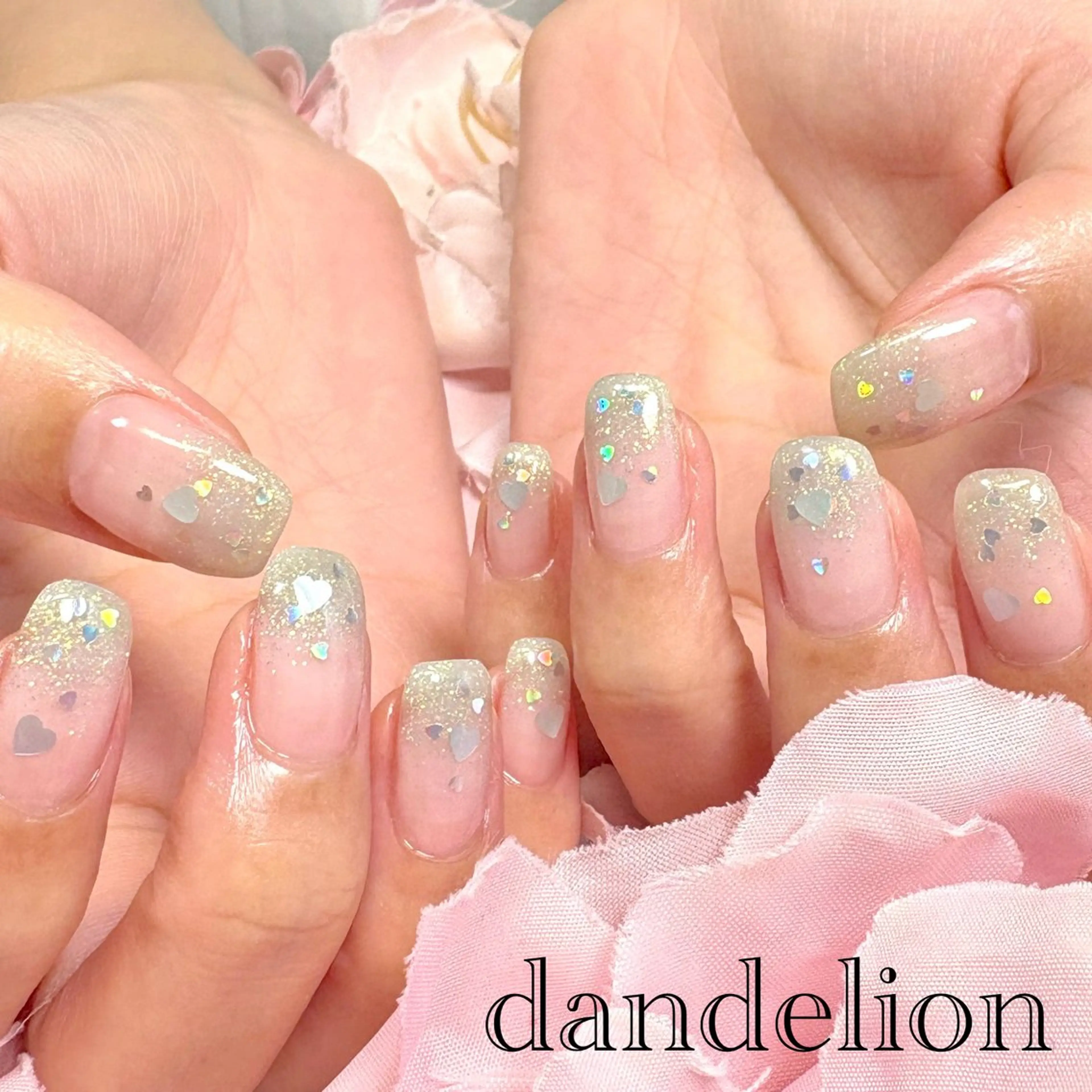 ネイル ハンドネイル ハンドケア dandelion ダンデライオンのネイルデザイン