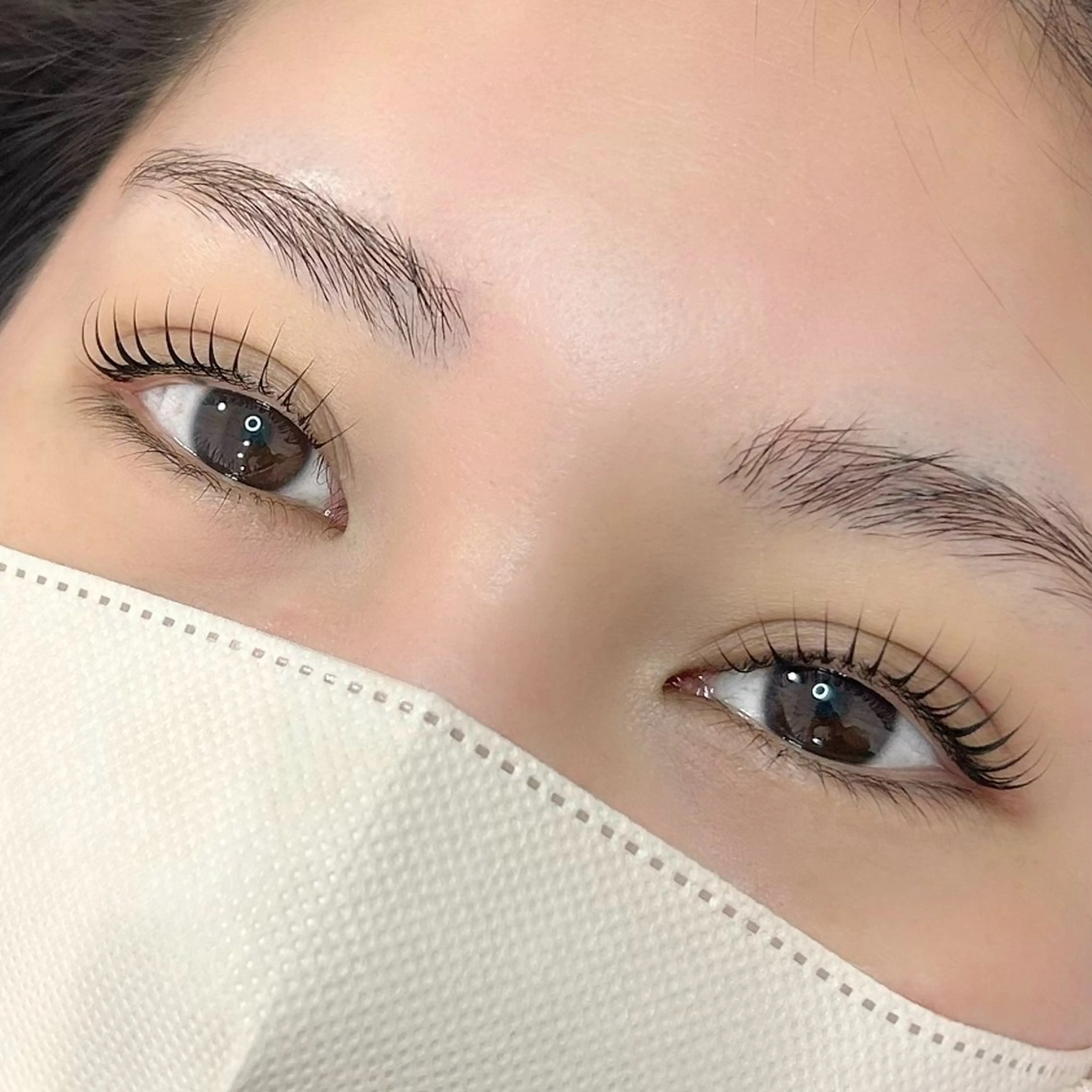 マツエク・マツパ バインドロック フラットラッシュ ナチュラル パリジェンヌラッシュリフト まつげパーマ Marine eyeの眉毛・アイブロウイメージ