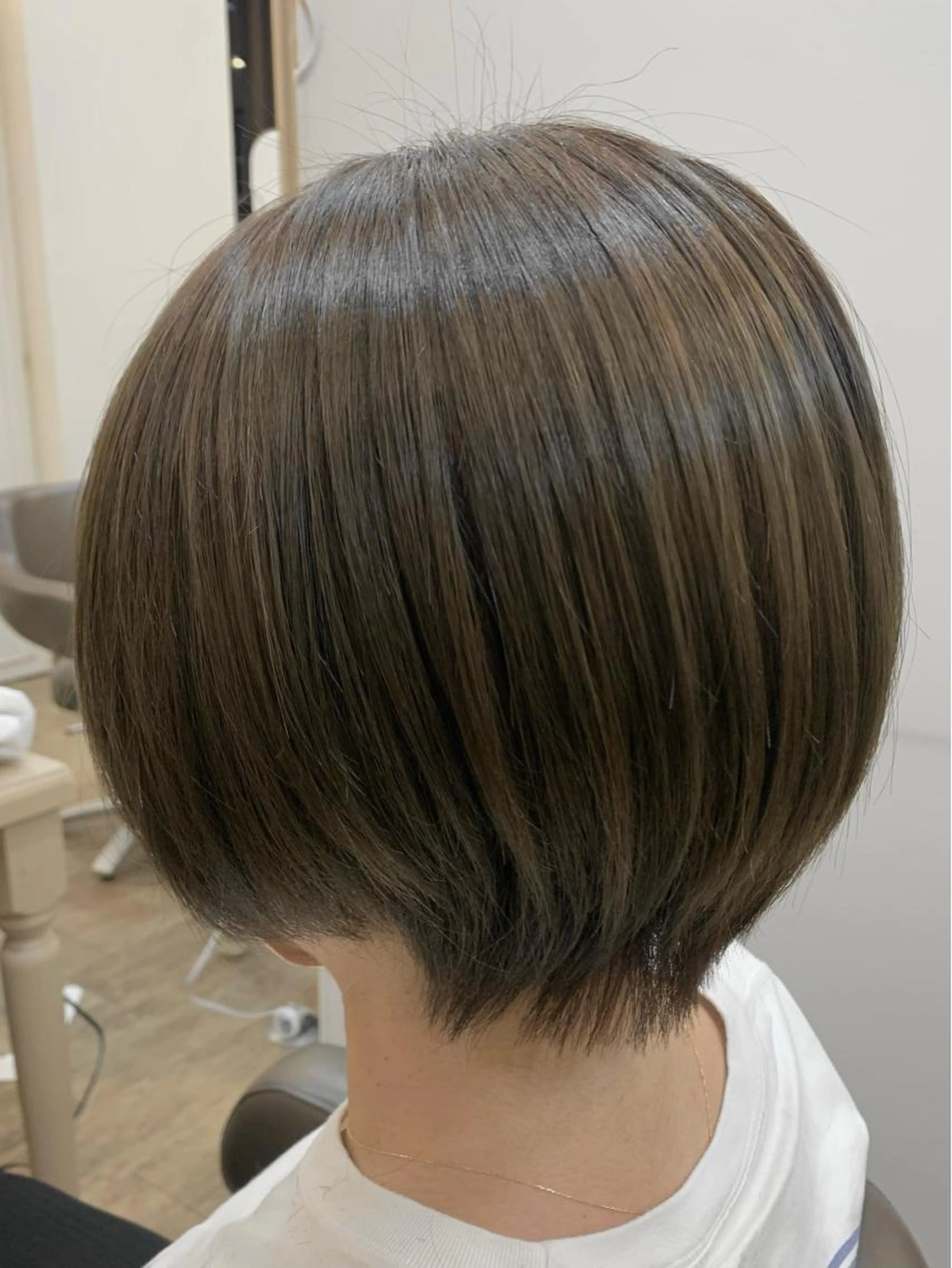 💚似合わせショートカット+髪質改善ストレートの写真